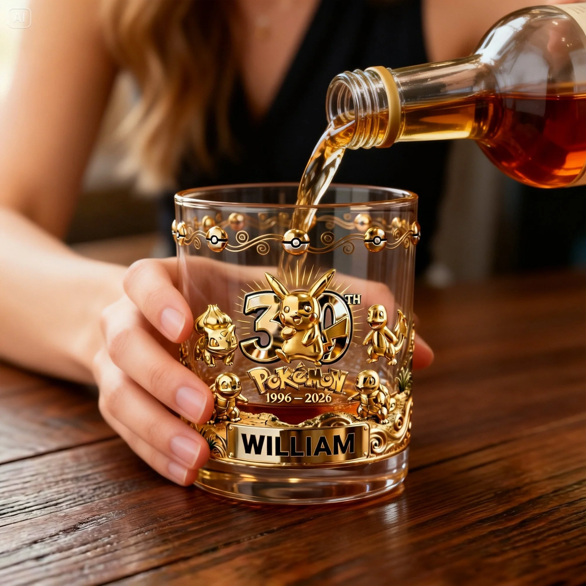 PoMo Celebrate 30th Anniversary - Personalized Whiskey Glass - Gift For Movie Fans NL122 - Image 3