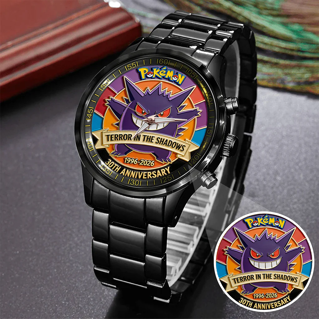 PoMo Celebrate 30th Anniversary Terror In The Shadows - Personalized Hand Watch - Gift For Movie Fans HH01
