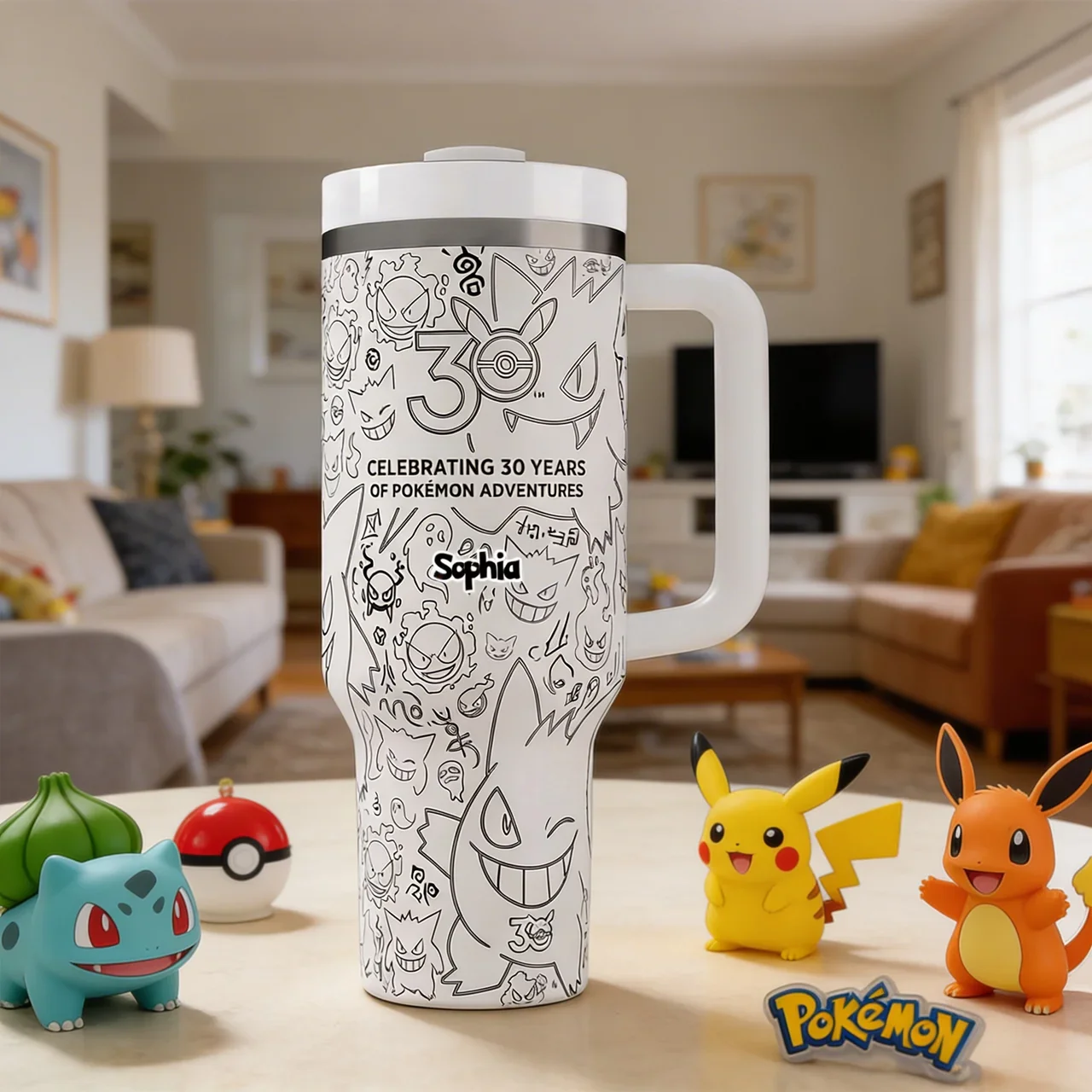 PoMo Celebrate 30th Years Of Magic - Personalized Tumbler 40oz With Strap - Gift For Movie Fans HH01