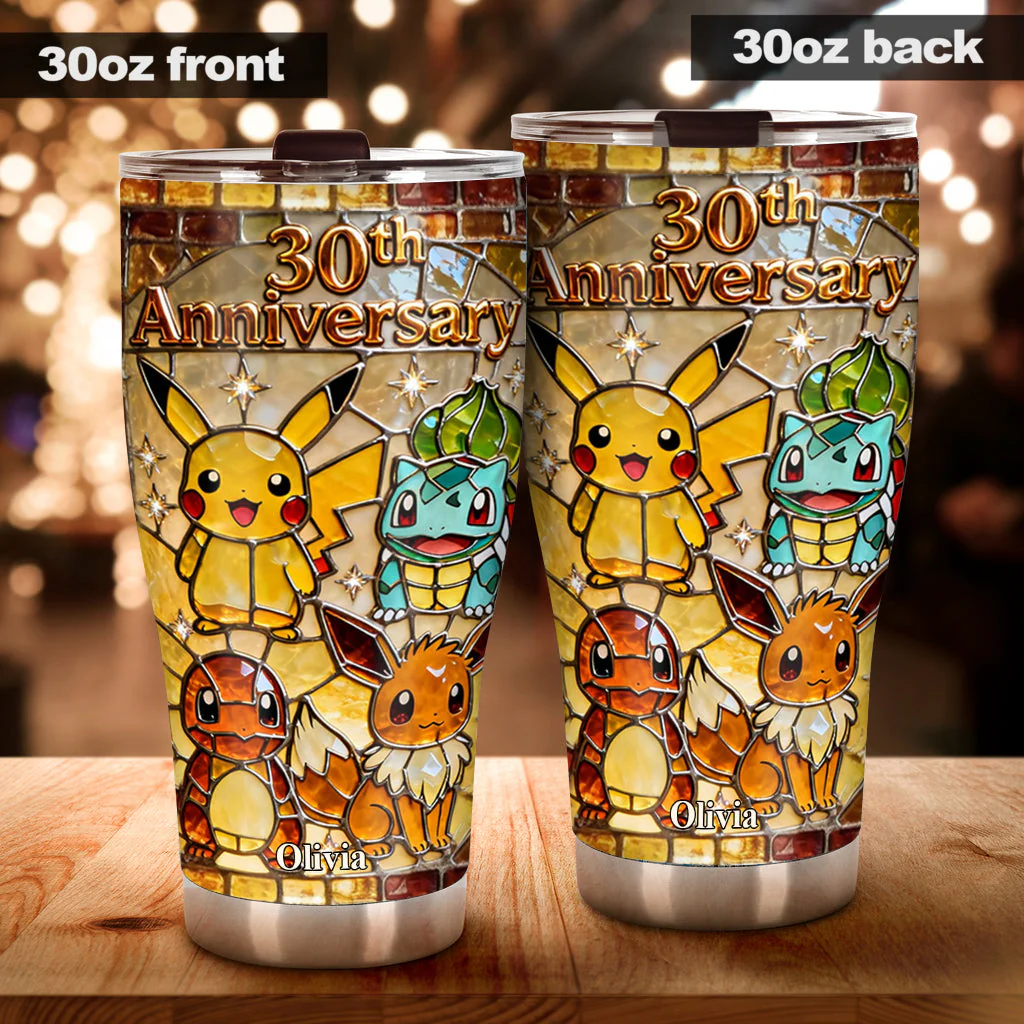 PoMo Celebrating 30 Years Of Magic - Personalized Tumbler - Anniversary Gift For Movie Fans NL122 - Image 2