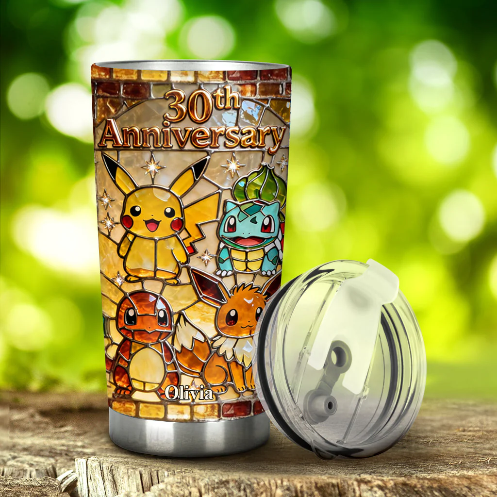 PoMo Celebrating 30 Years Of Magic - Personalized Tumbler - Anniversary Gift For Movie Fans NL122 - Image 3