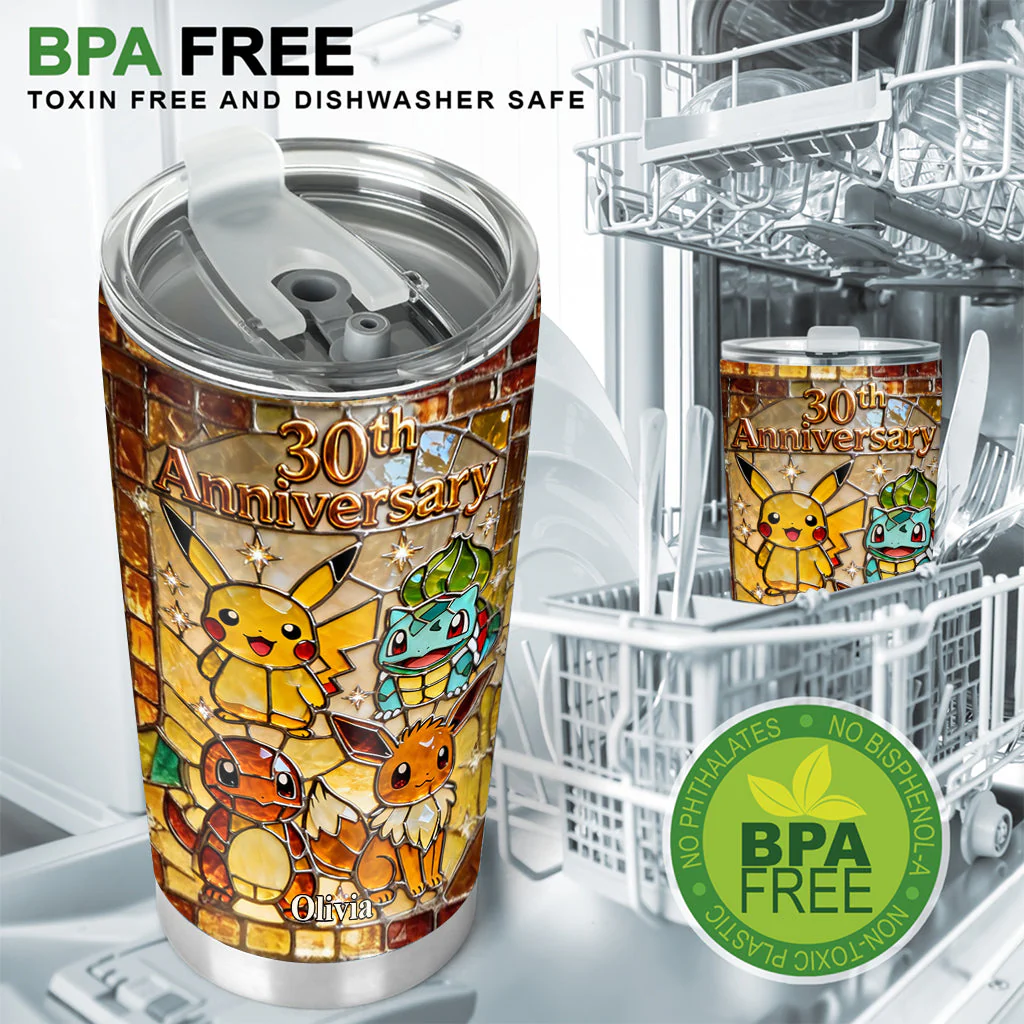PoMo Celebrating 30 Years Of Magic - Personalized Tumbler - Anniversary Gift For Movie Fans NL122 - Image 5