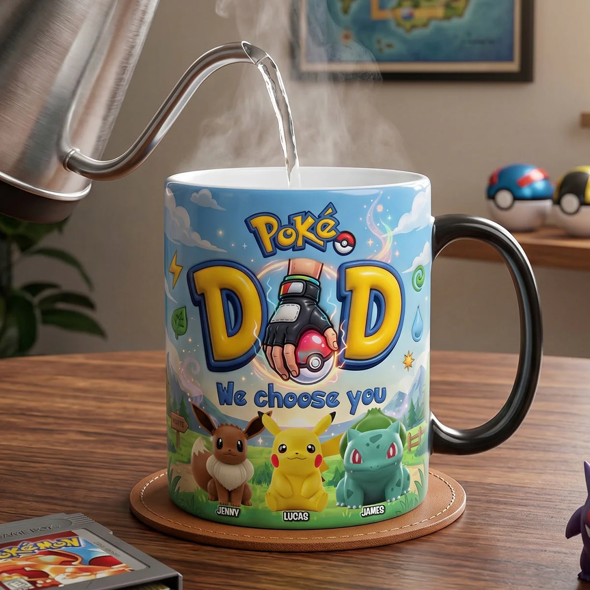 PoMo Dad We Choose You - Personalized Ceramic Mug - Gift For Movie Fans - Image 2