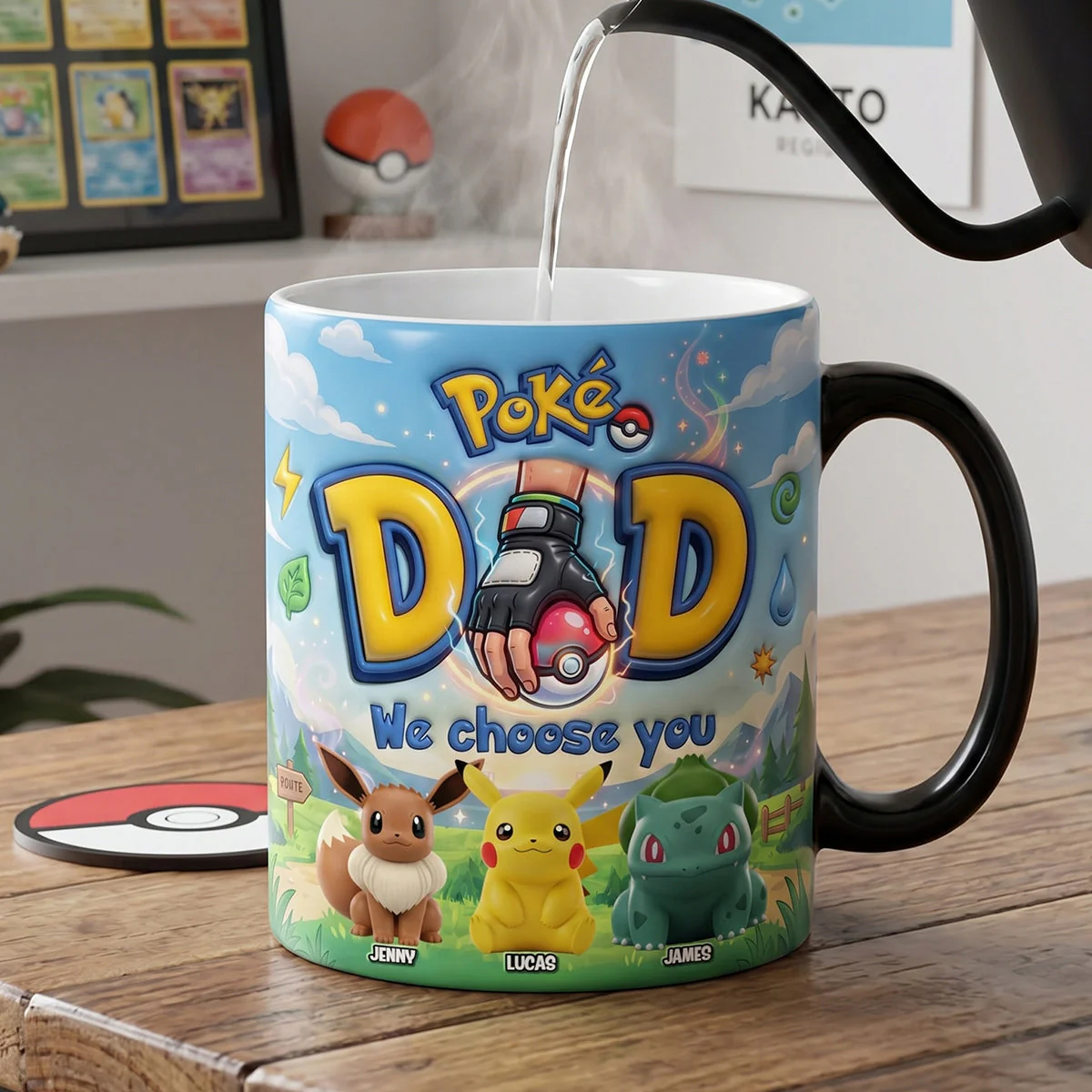 PoMo Dad We Choose You - Personalized Ceramic Mug - Gift For Movie Fans - Image 4