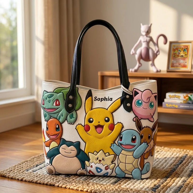 PoMo Gotta Catching Them All Friends - Personalized Tote Bag - Gift For Movie Fans NL122
