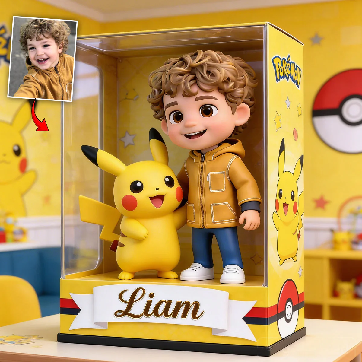 PoMo I Choose You - Personalized Custom Photo Acrylic Plaque - Gift For Movie Fans, Kids NL122