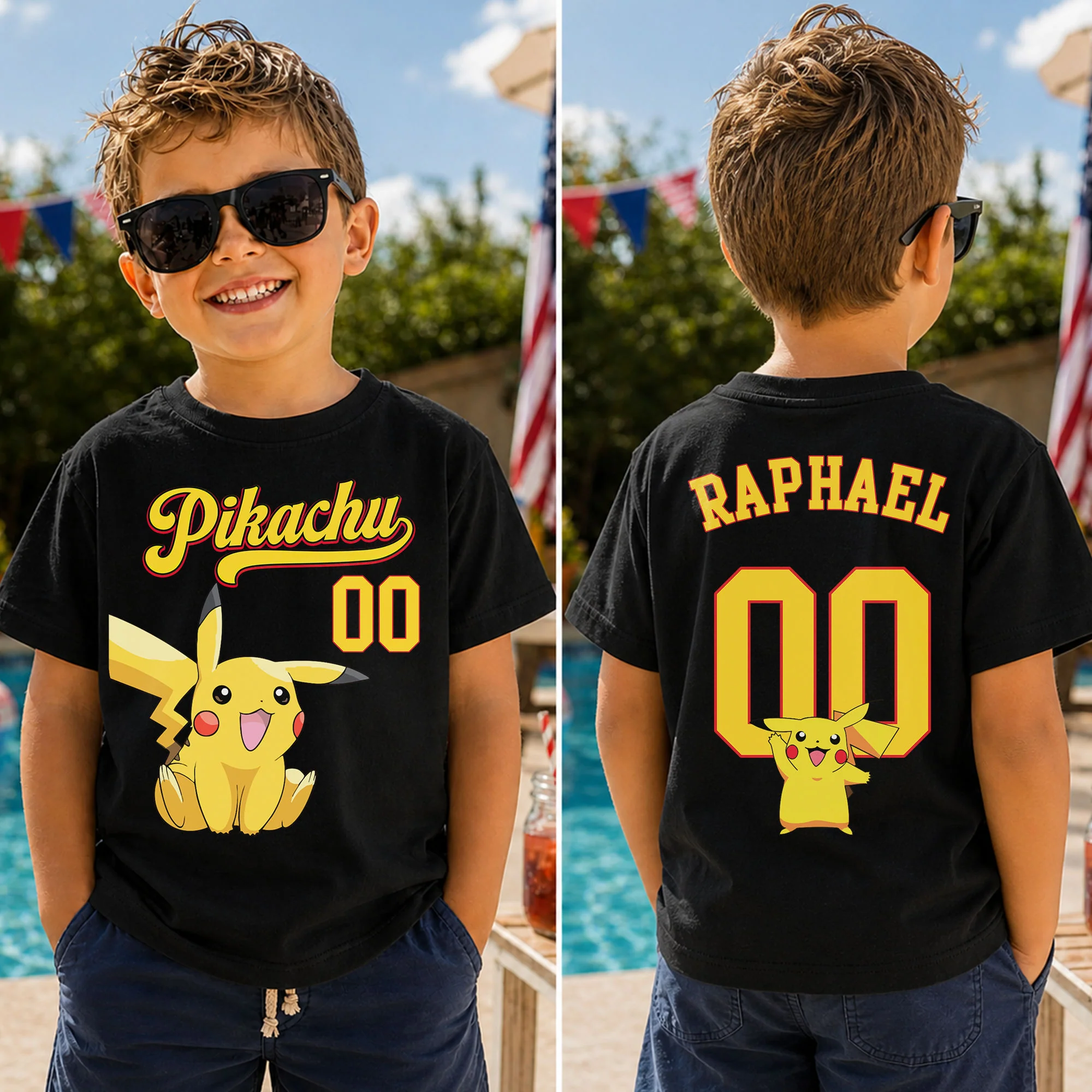PoMo With Your Favorite Charater - Personalized Shirt For Family - Birthday Gift