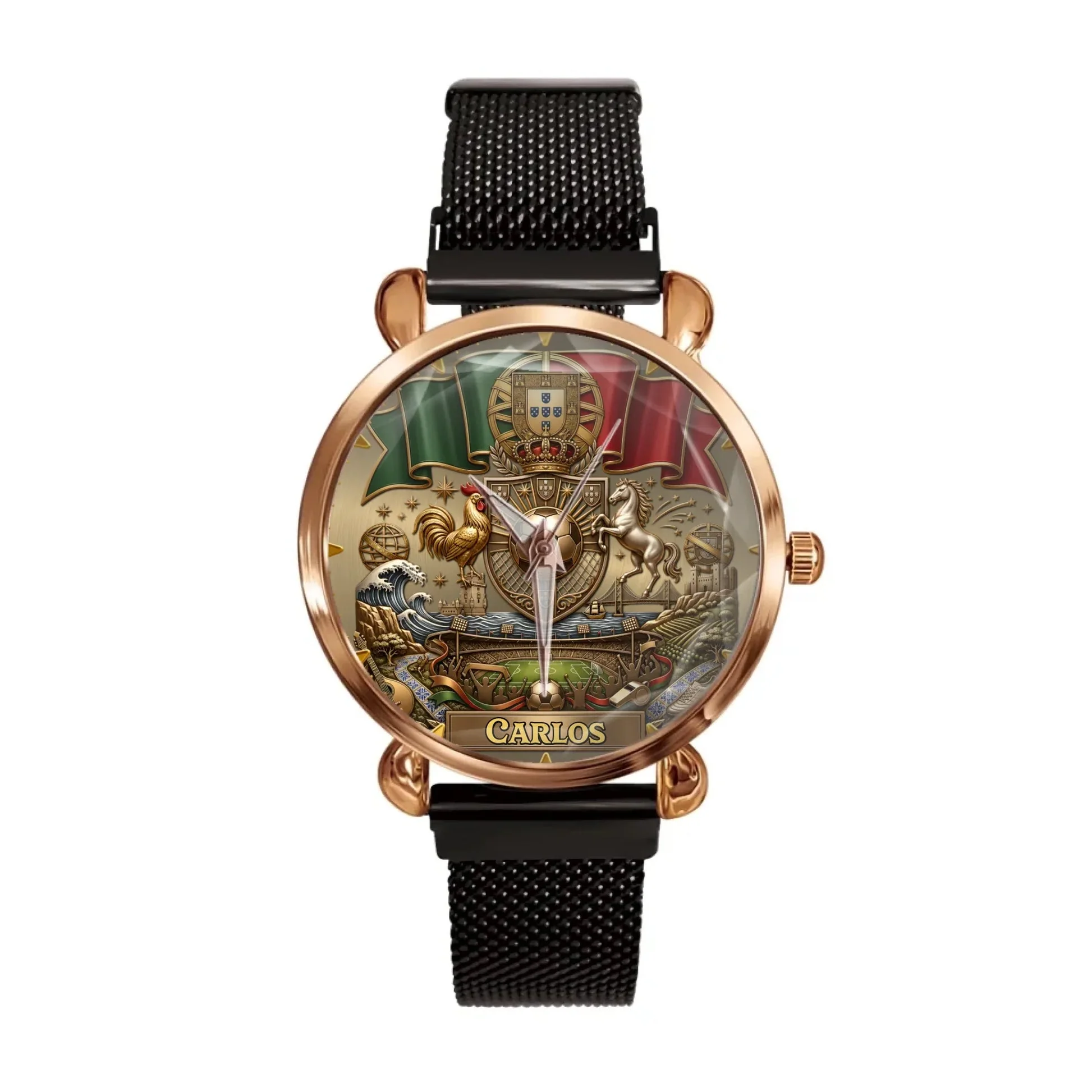 Portugal Soccer Championship 2026 - Personalized Hand Watch - Gift For Sport Lovers - Image 8