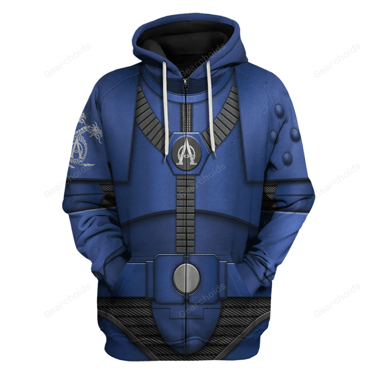 Pre-Heresy Alpha Legion Colour Scheme - Costume Cosplay Hoodie Sweatshirt Sweatpants CSWRH117 - Image 3