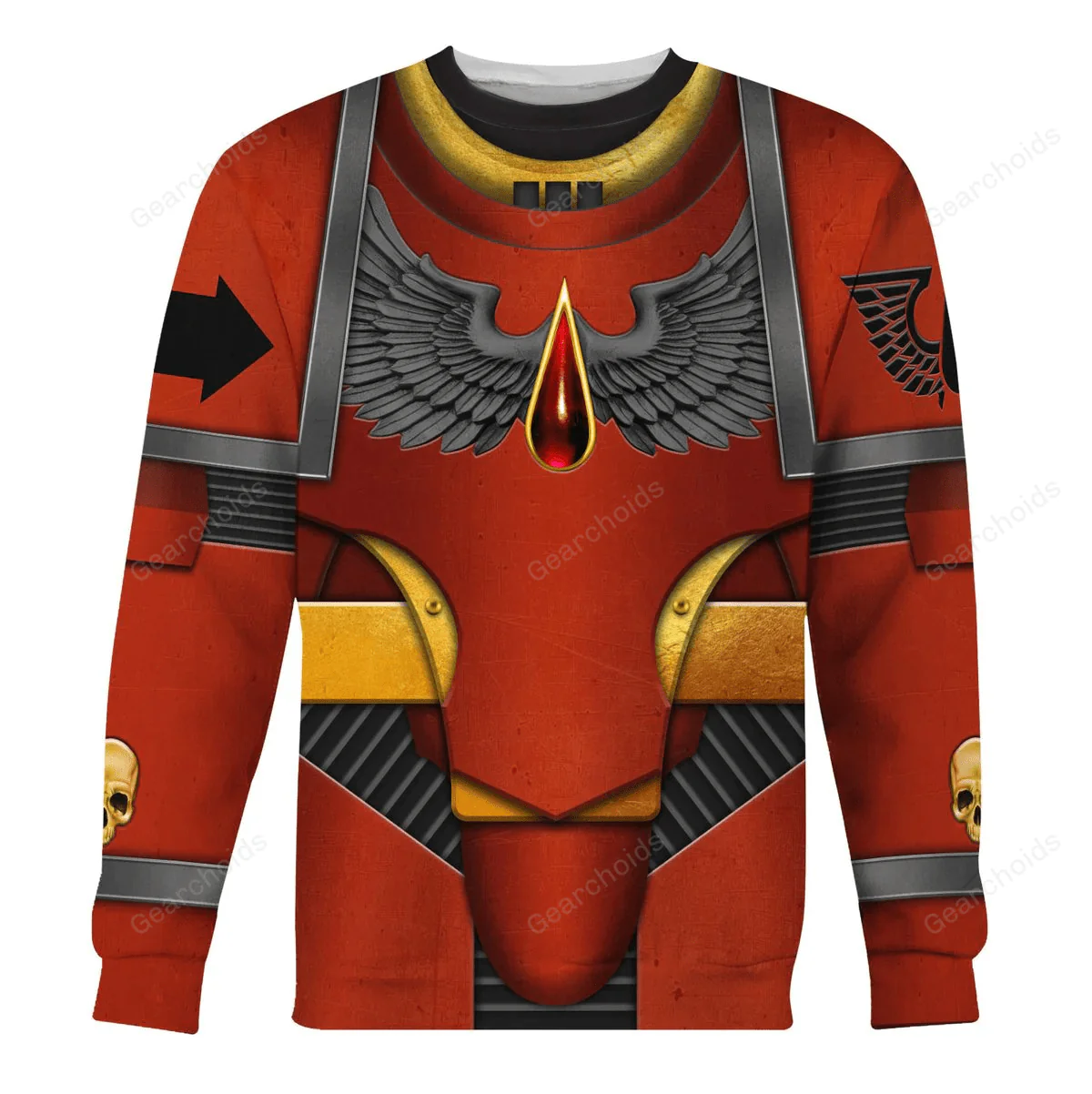 Pre-Heresy Blood Angels in Mark IV Maximus Power Armor - Costume Cosplay Hoodie Sweatshirt Sweatpants CSWRH192 - Image 5