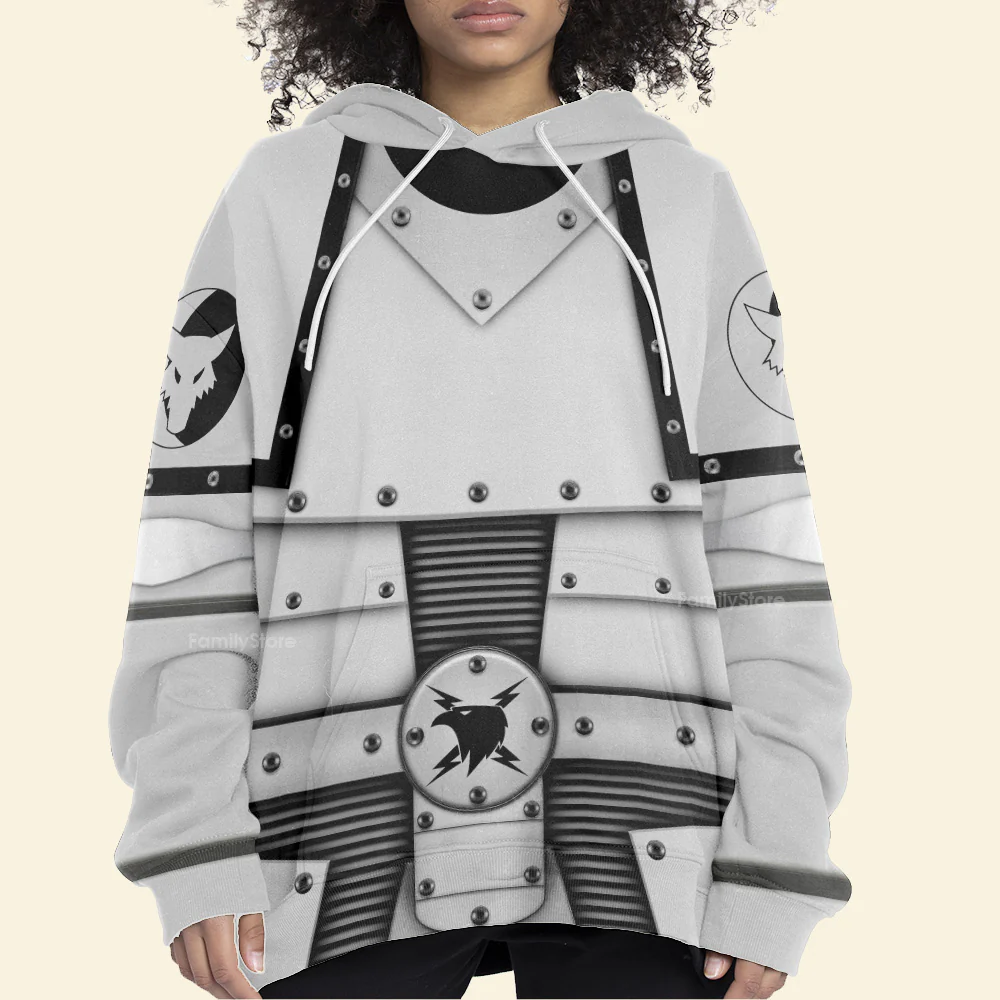 Pre-Heresy Luna Wolves Legion Colour Scheme - Costume Cosplay Hoodie Sweatshirt Sweatpants CSWRH017 - Image 6