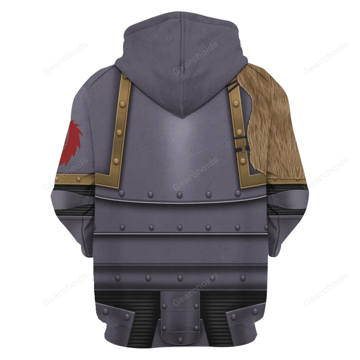 Pre-Heresy Space Wolf Legion in Mark II Crusade - Costume Cosplay Hoodie Sweatshirt Sweatpants CSWRH152 - Image 4