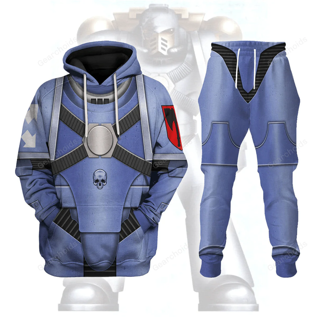 Pre-Heresy Space Wolves In Mark IV Maximus Power Armor - Costume Cosplay Hoodie Sweatshirt Sweatpants CSWRH187