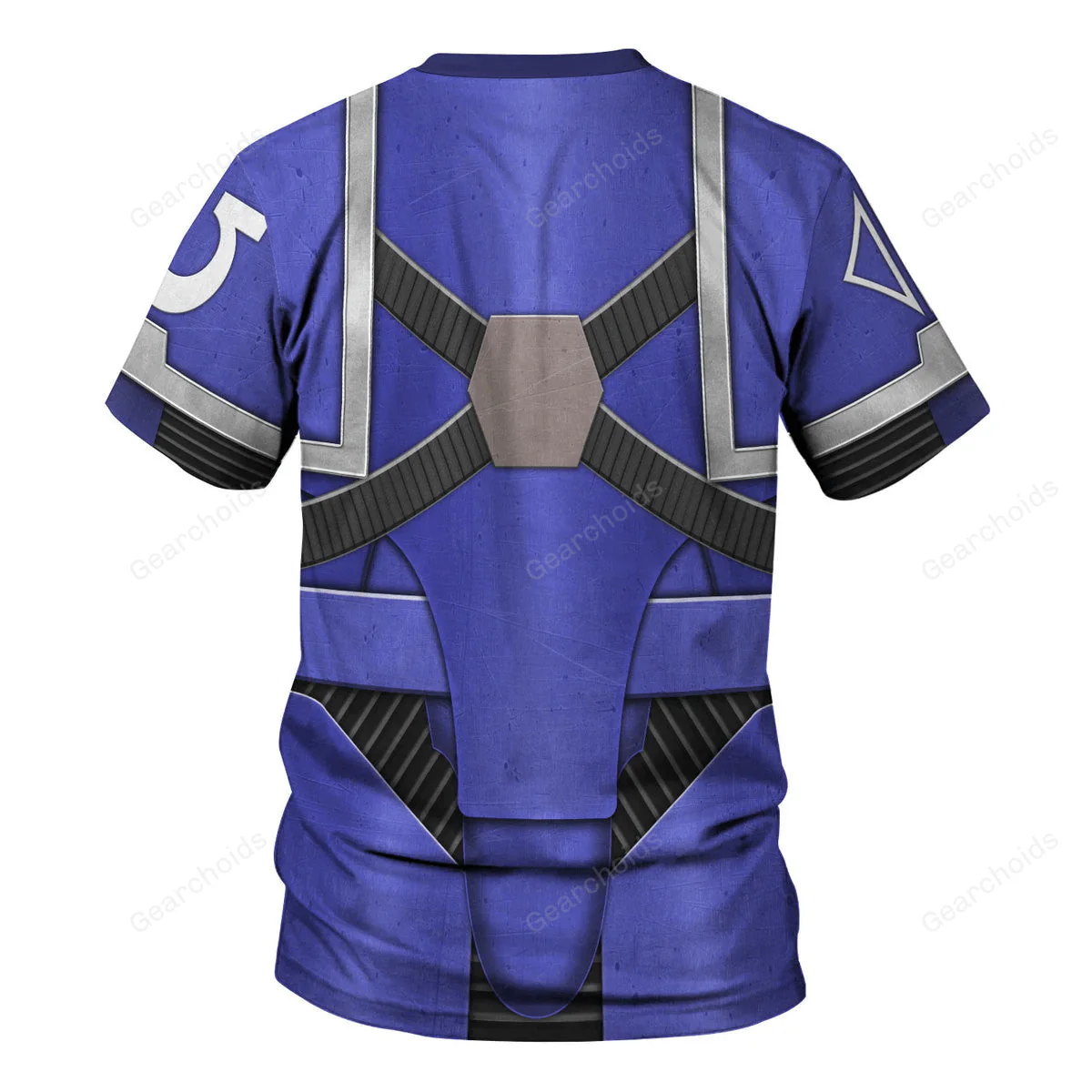 Pre-Heresy Ultramarines In Mark IV Maximus Power Armor - Costume Cosplay T-shirt CSWRH186 - Image 2