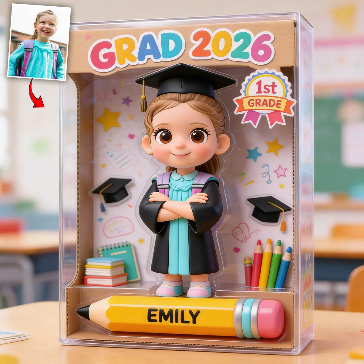 Preschool Kindergarten Graduation - Personalized Acrylic Plaque - Gift For Graduates