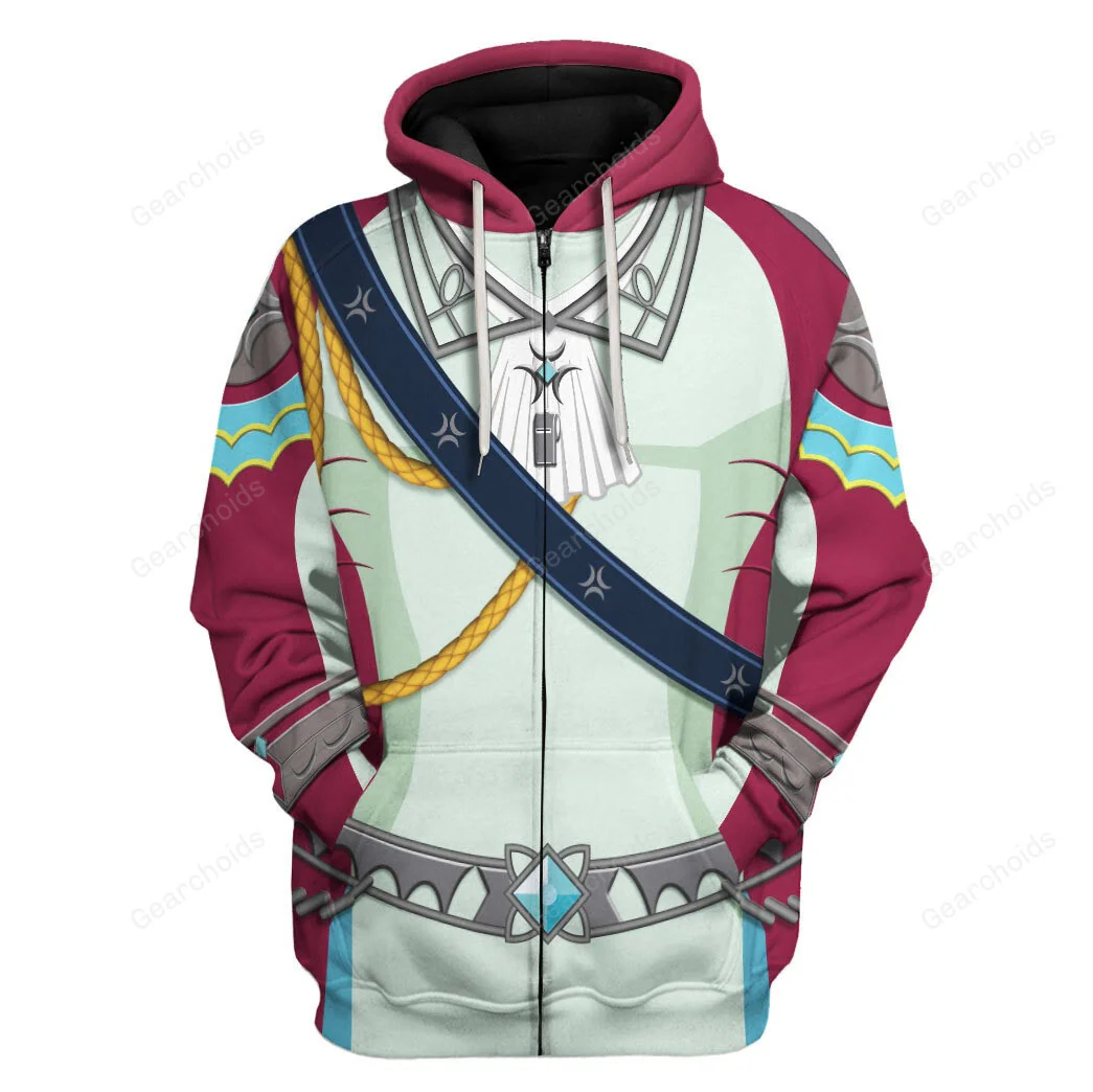 Prince Sidon Zelda Hoodie Sweatshirt Sweatpants ZDHS46 - Image 3