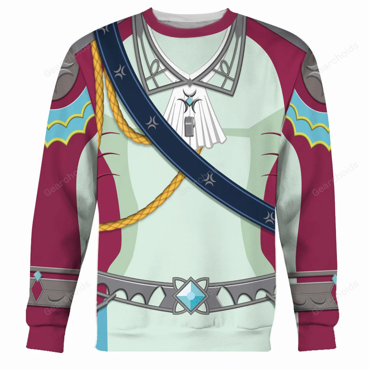 Prince Sidon Zelda Hoodie Sweatshirt Sweatpants ZDHS46 - Image 4