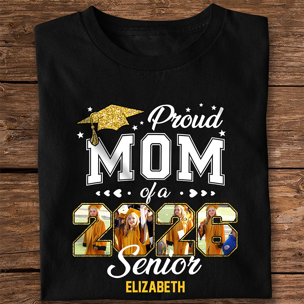 Proud Family Of A 2026 Senior Graduation - Personalized Shirt - Gift For Graduates - Image 6
