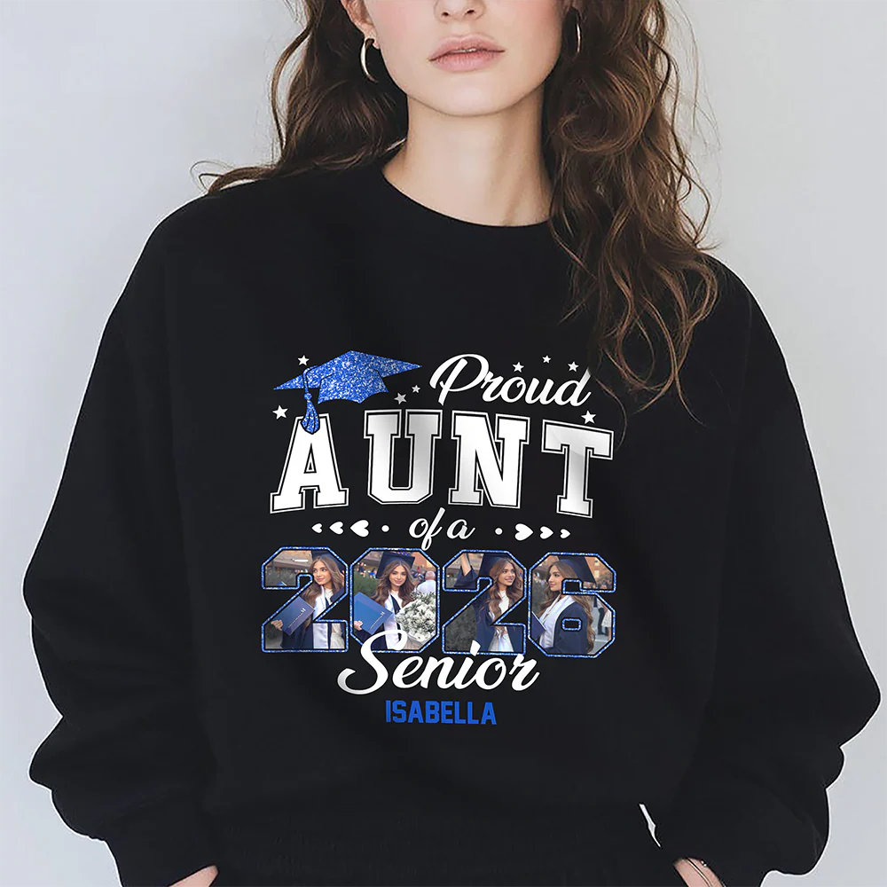 Proud Family Of A 2026 Senior Graduation - Personalized Shirt - Gift For Graduates - Image 8
