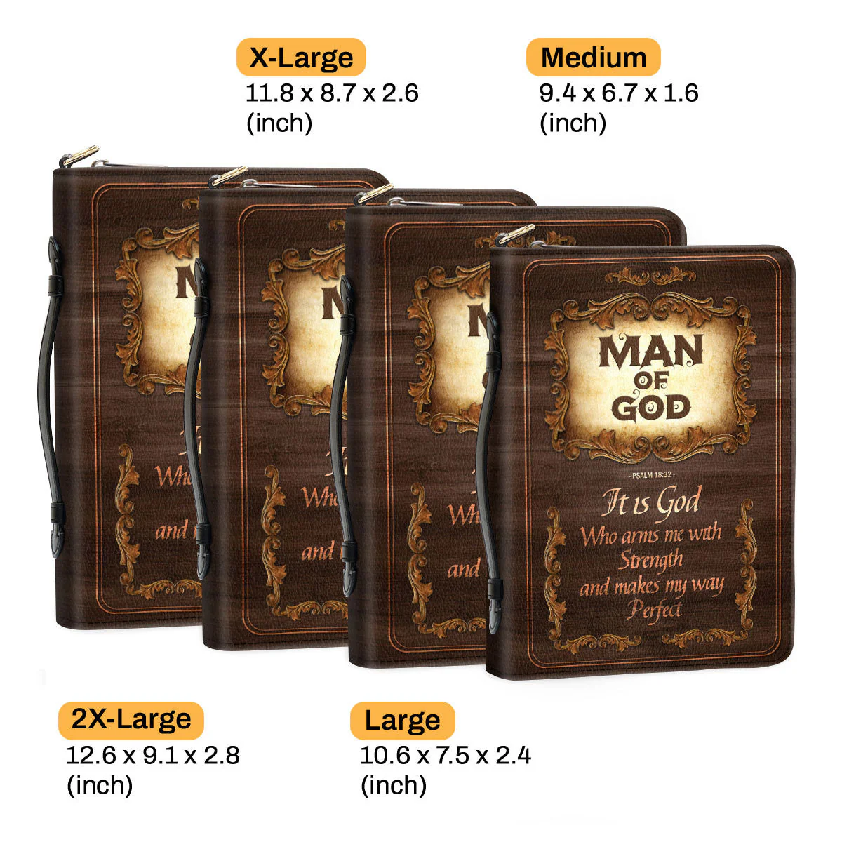 Psalm 1832 Man Of God - Thoughtful Gift For Christians - Personalized Bible Covers - AT40821428 - Image 6