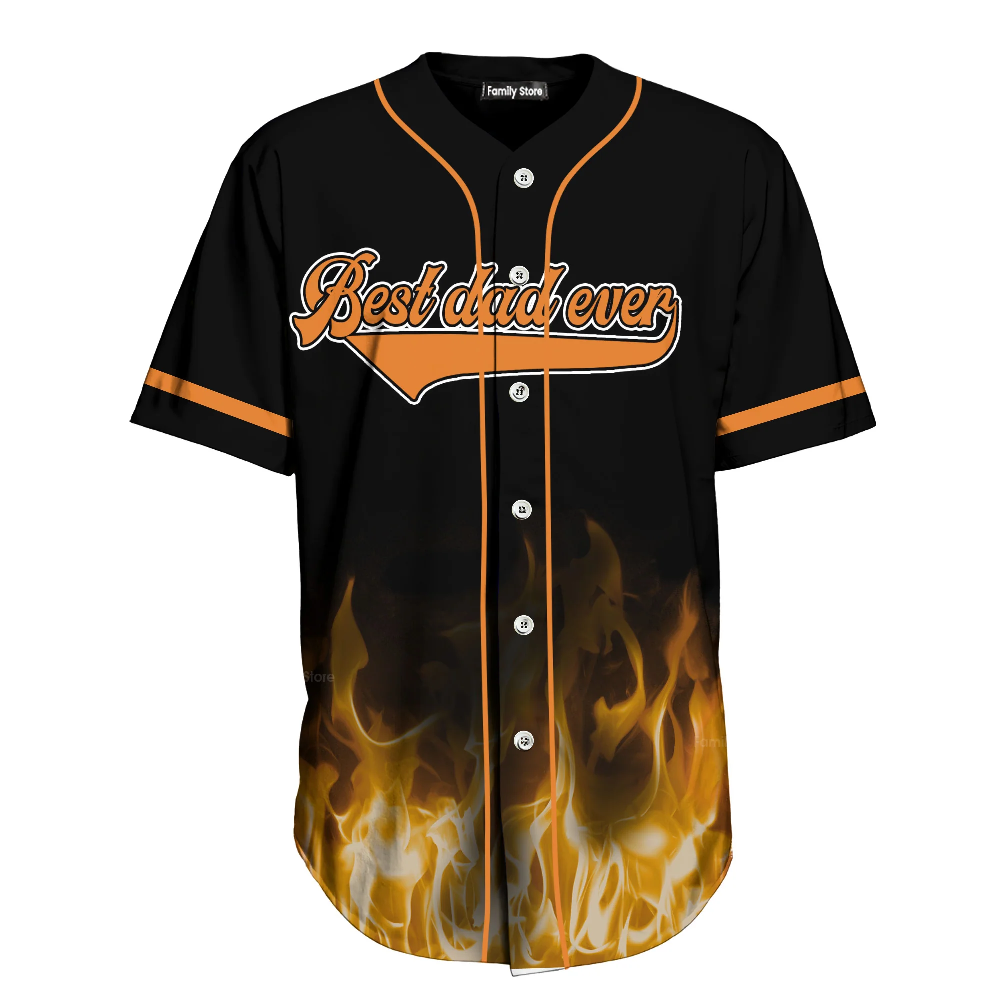 PT DrBa Best Dad Ever - Personalized Baseball Jersey - Christant Gift For Him - Gift for Dad | CL03 - Image 21