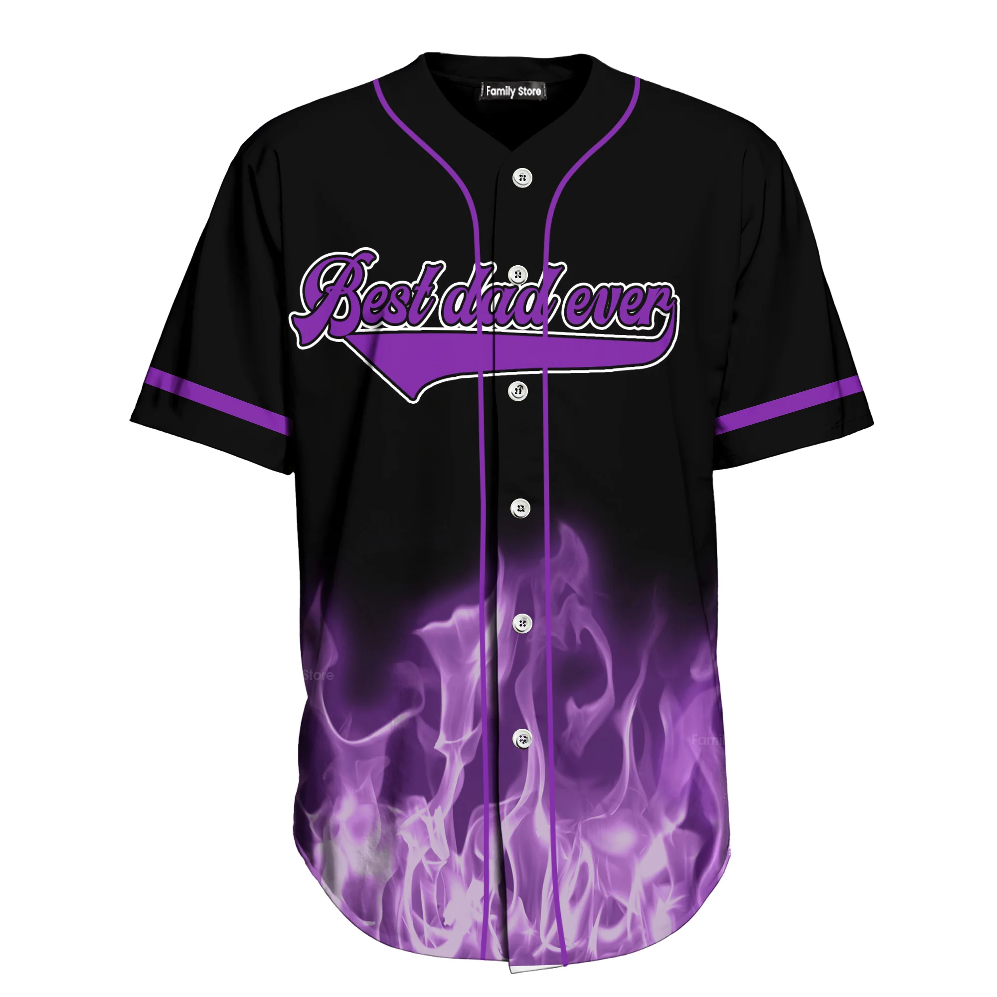 PT DrBa Best Dad Ever - Personalized Baseball Jersey - Christant Gift For Him - Gift for Dad | CL03 - Image 33