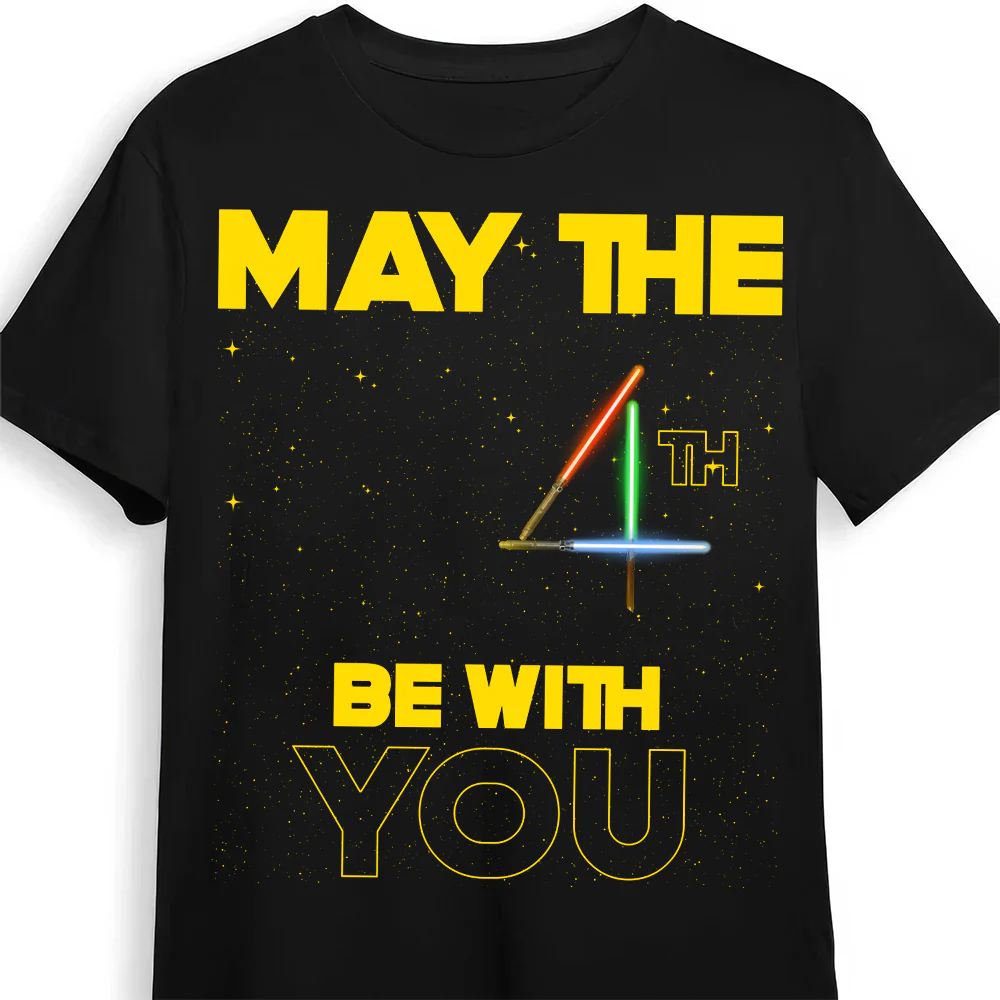 PT Stwa May The 4th Be With Your Family - Personalized Tshirt | CL09 - Image 2