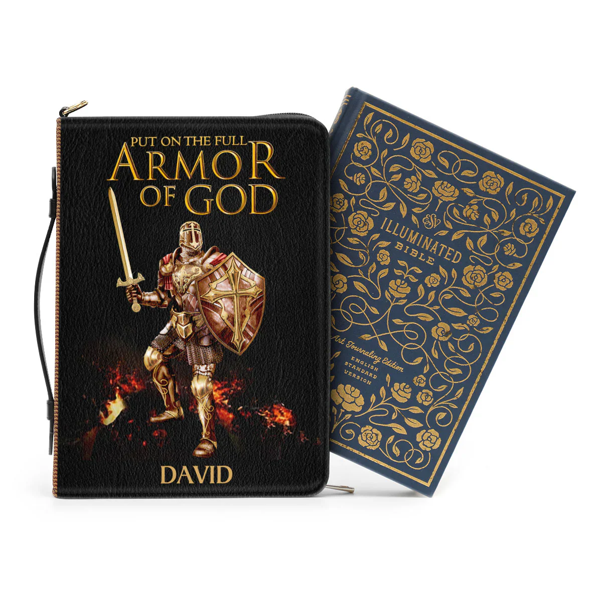 Put On The Full Armor Of God - Personalized Bible Cover - Image 2