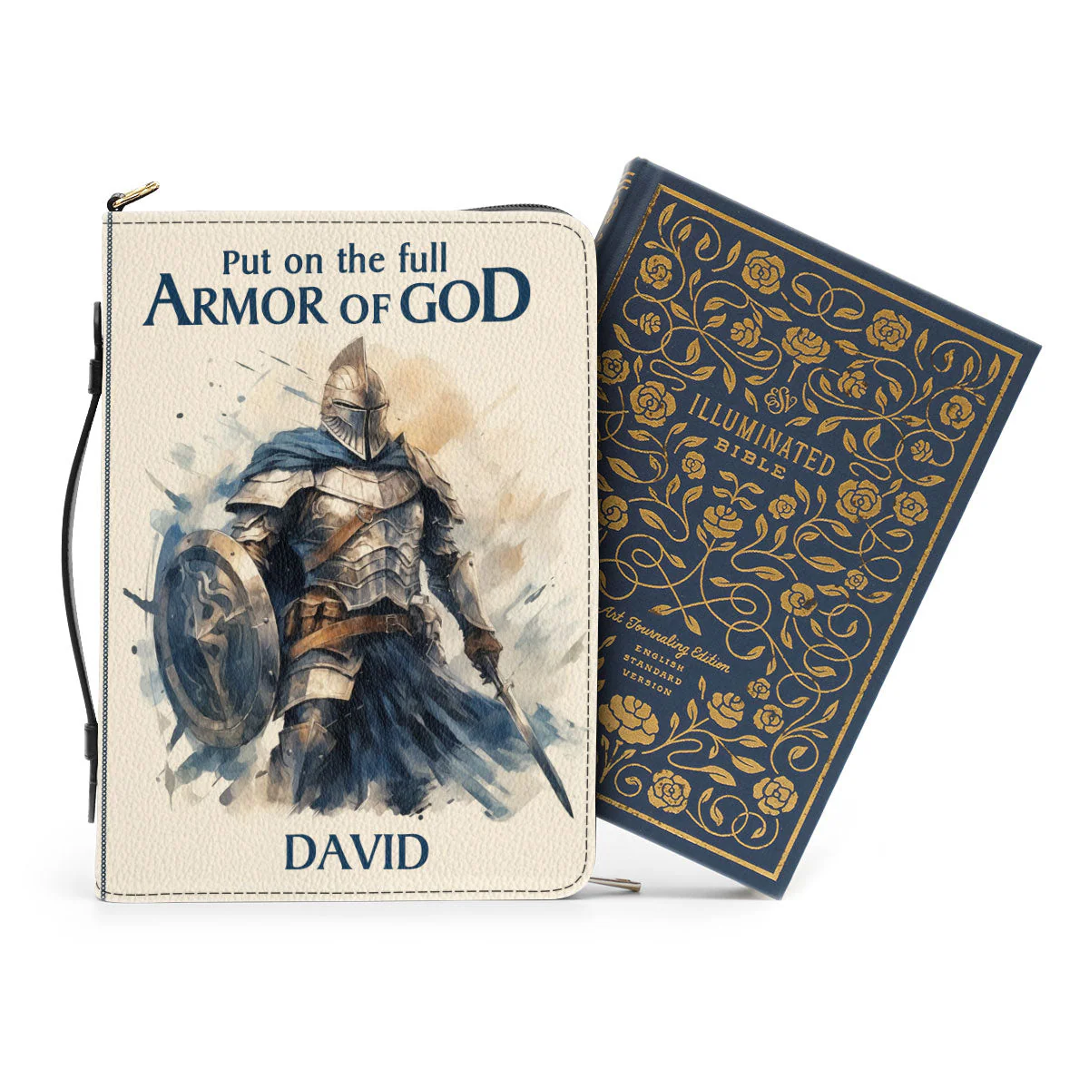 Put On The Full Armor Of God - Personalized Bible Cover HL128 - Image 2