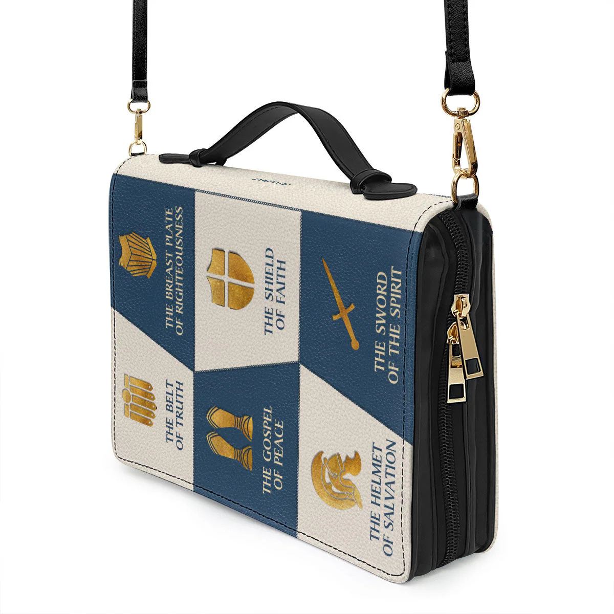 Put On The Full Armor Of God - Personalized Bible Cover HL128 - Image 4