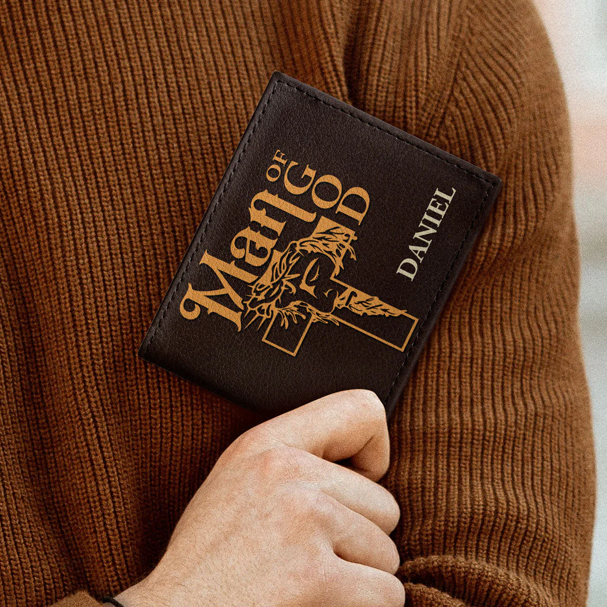 Put On The Full Armor Of God - Personalized Folded Wallet For Men - Image 3