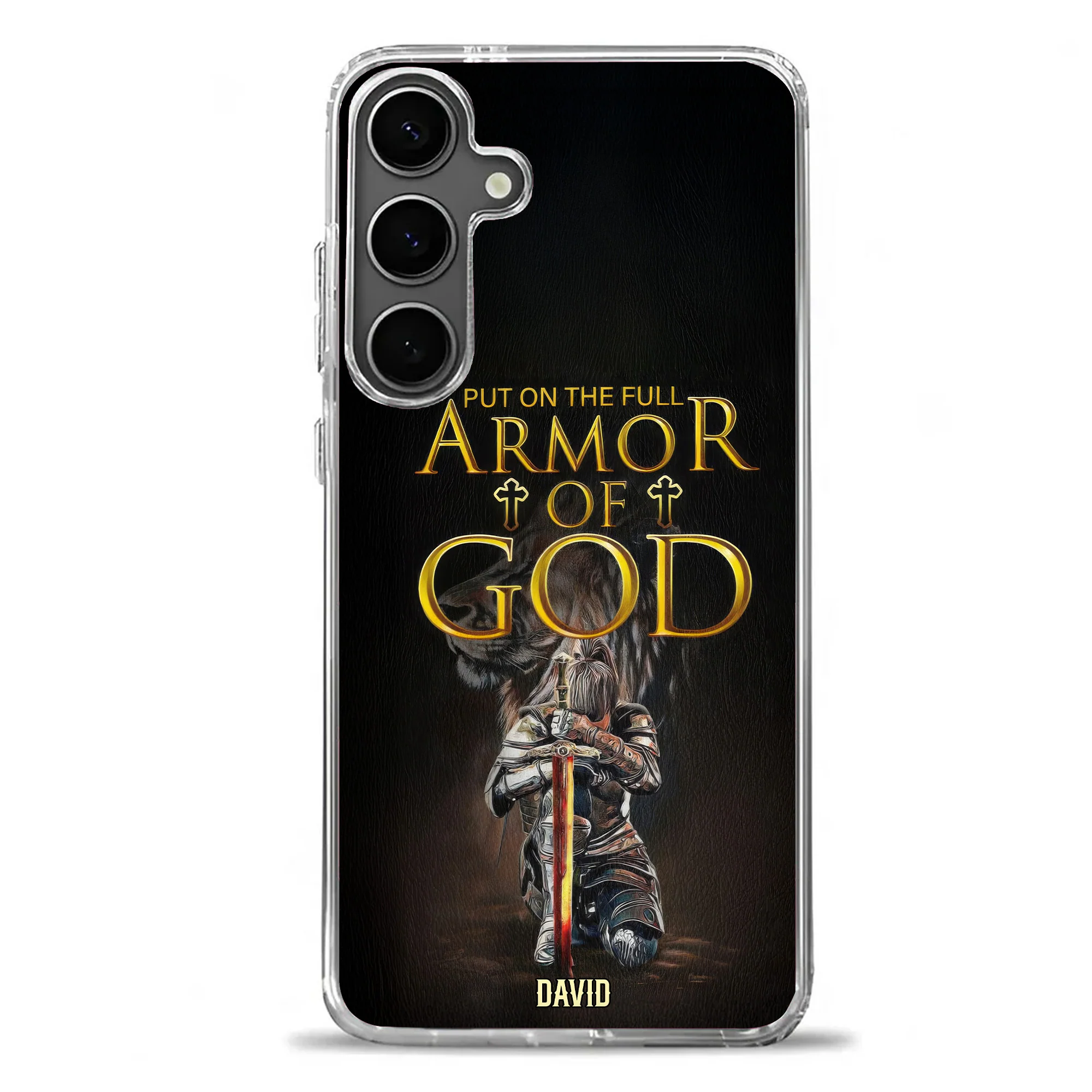 Put On The Full Armor Of God - Personalized Phone Case TD118 - Image 2