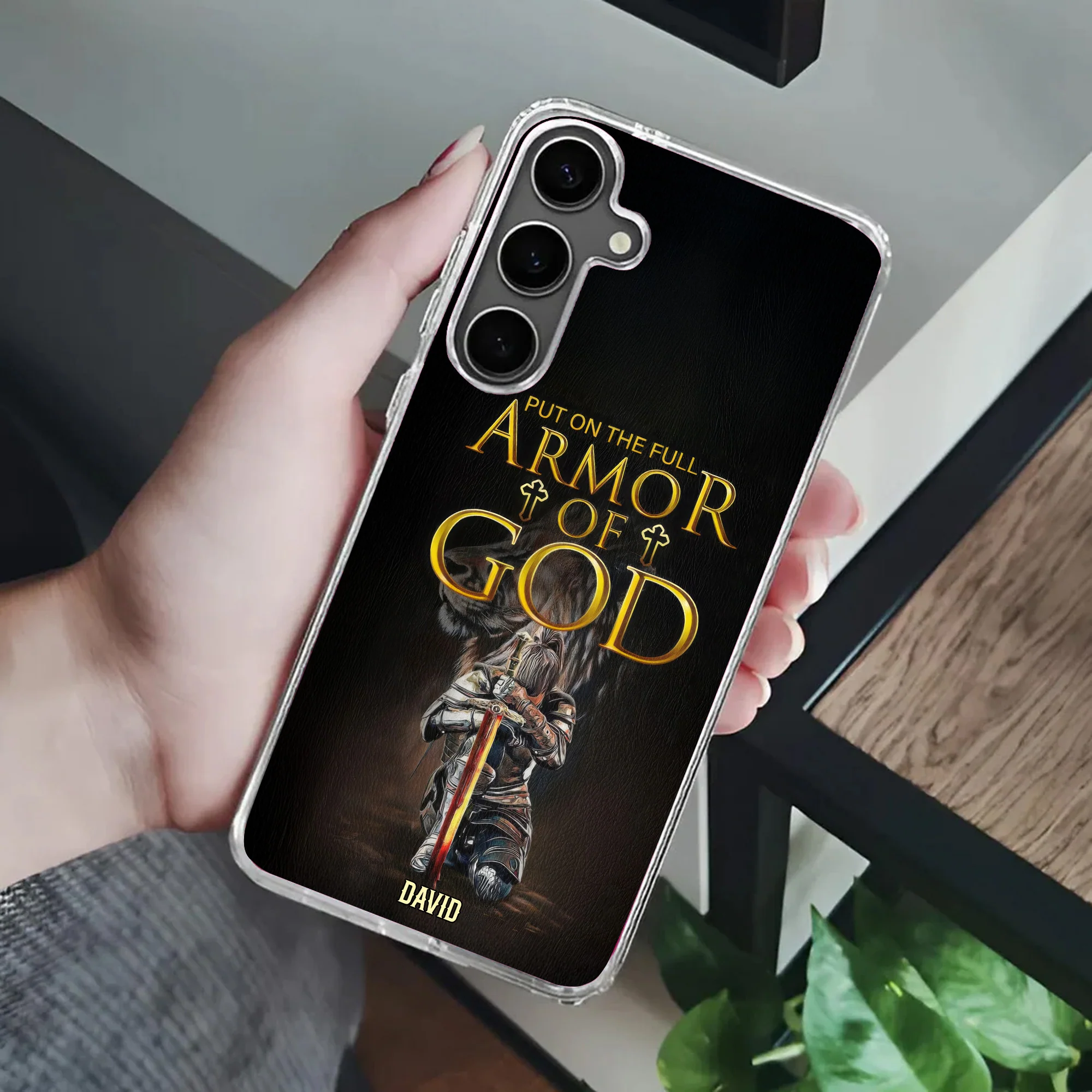 Put On The Full Armor Of God - Personalized Phone Case TD118 - Image 4