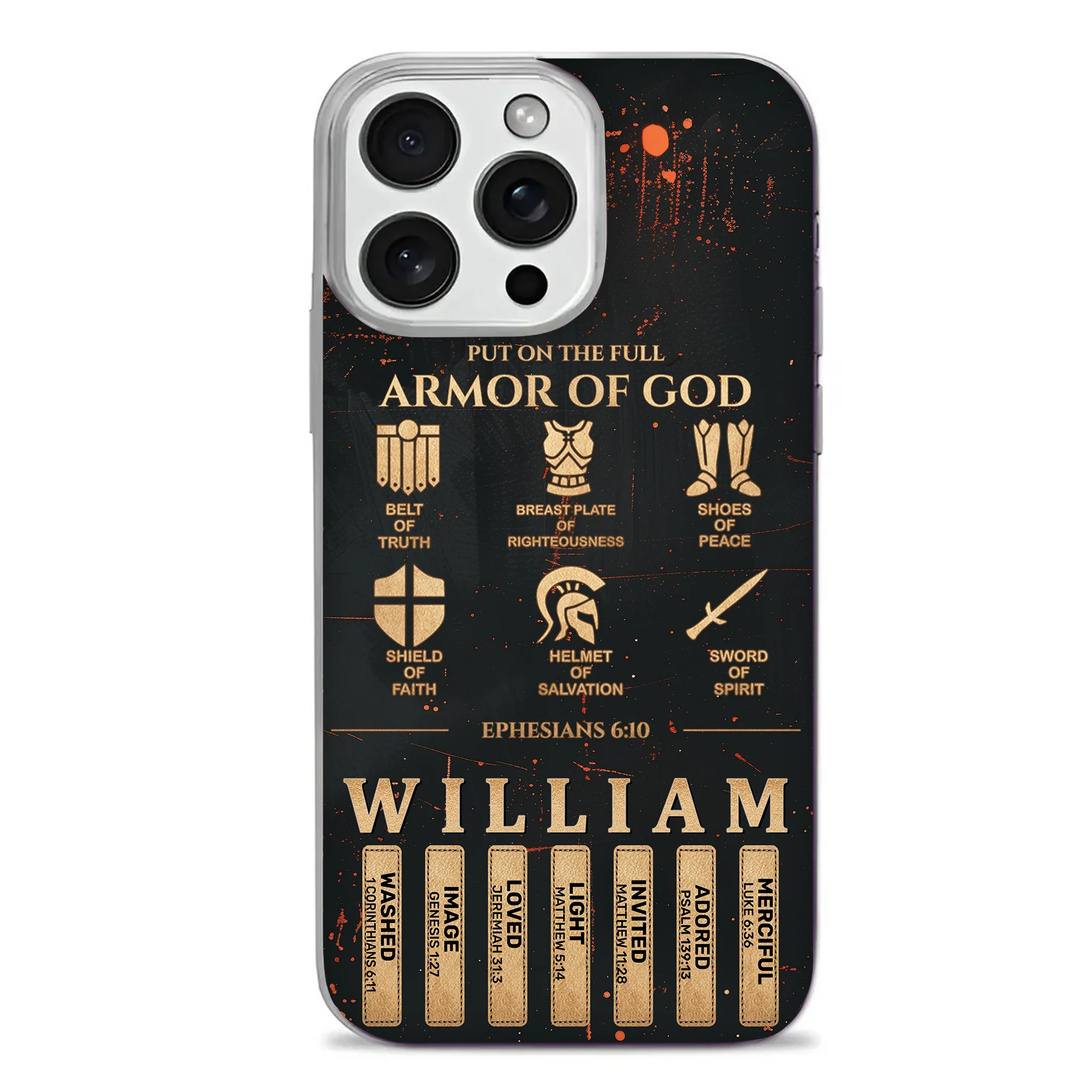 Put On The Full Armor Of God - Personalized Phone Case TD118