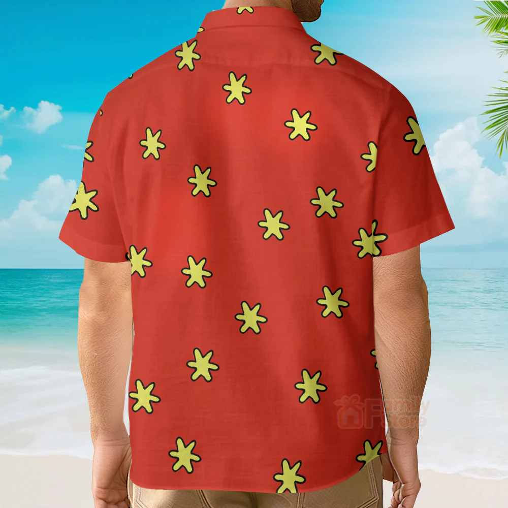 Quagmire`s Clothes Men's Short Hawaiian Shirt - Image 4