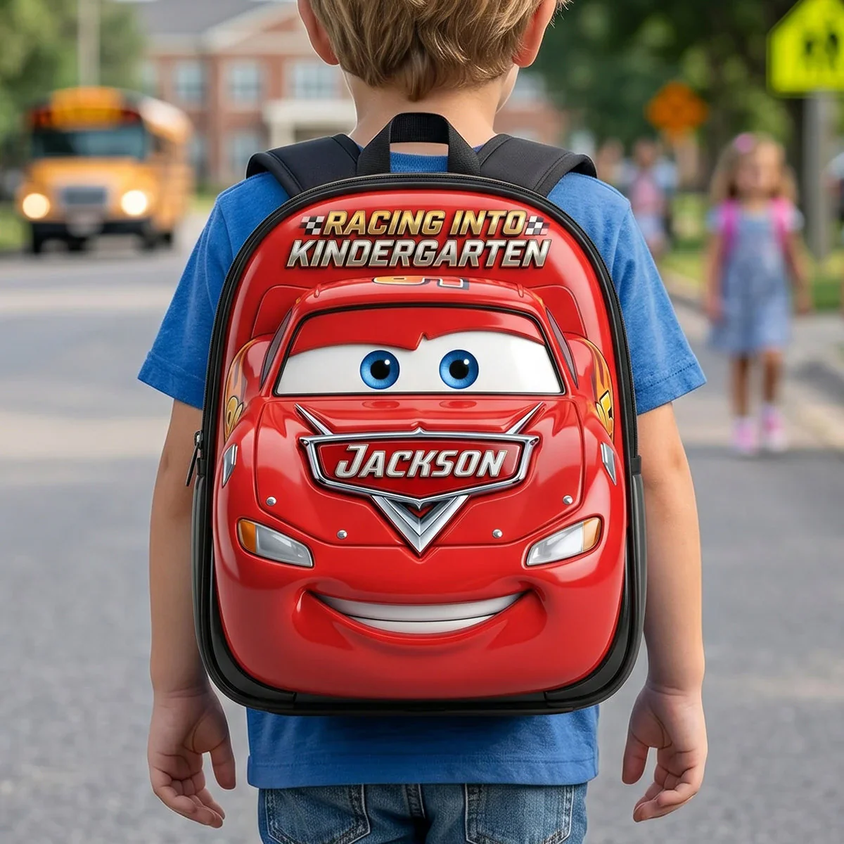 Racing Crew - Personalized Backpack - Back to School Gift For Kids - DSNY