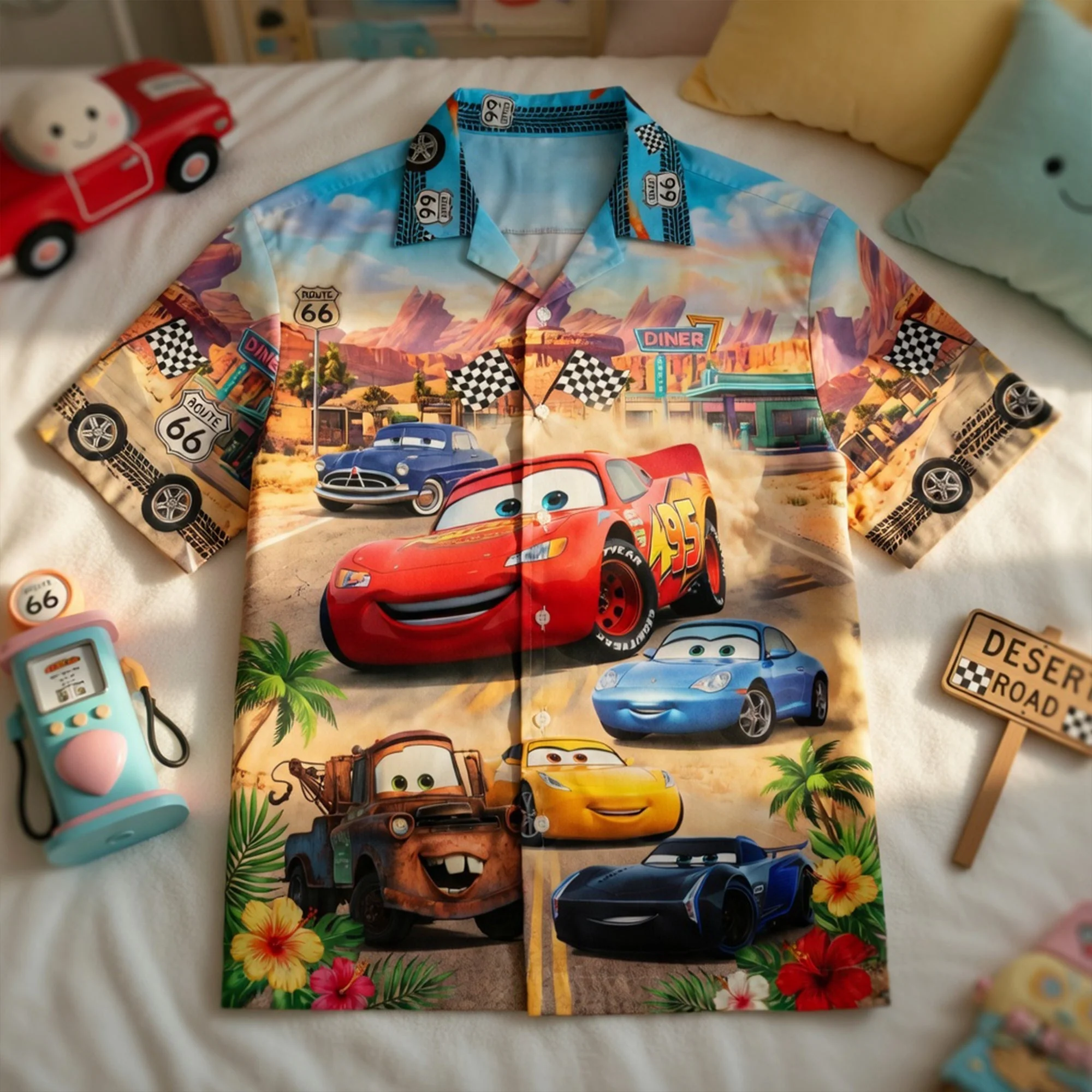 Racing Crew - Personalized Hawaiin Shirt - Gift For Him, Car Lovers - Image 4