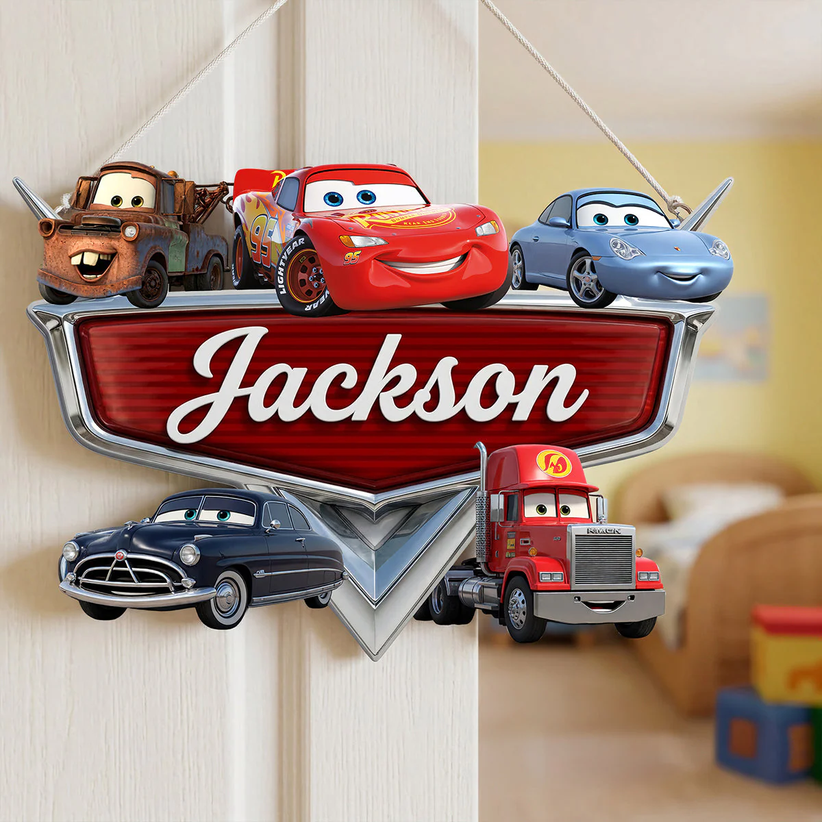Racing Crew - Personalized Metal Sign - Gift For Movie Fans, Kids - Image 2