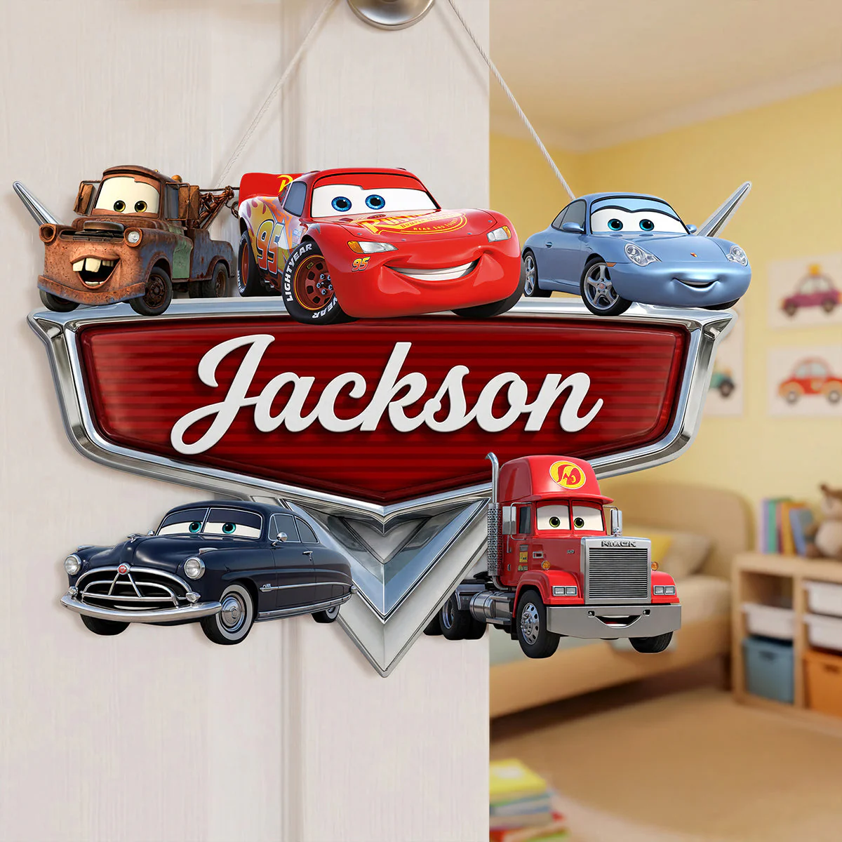 Racing Crew - Personalized Metal Sign - Gift For Movie Fans, Kids - Image 3