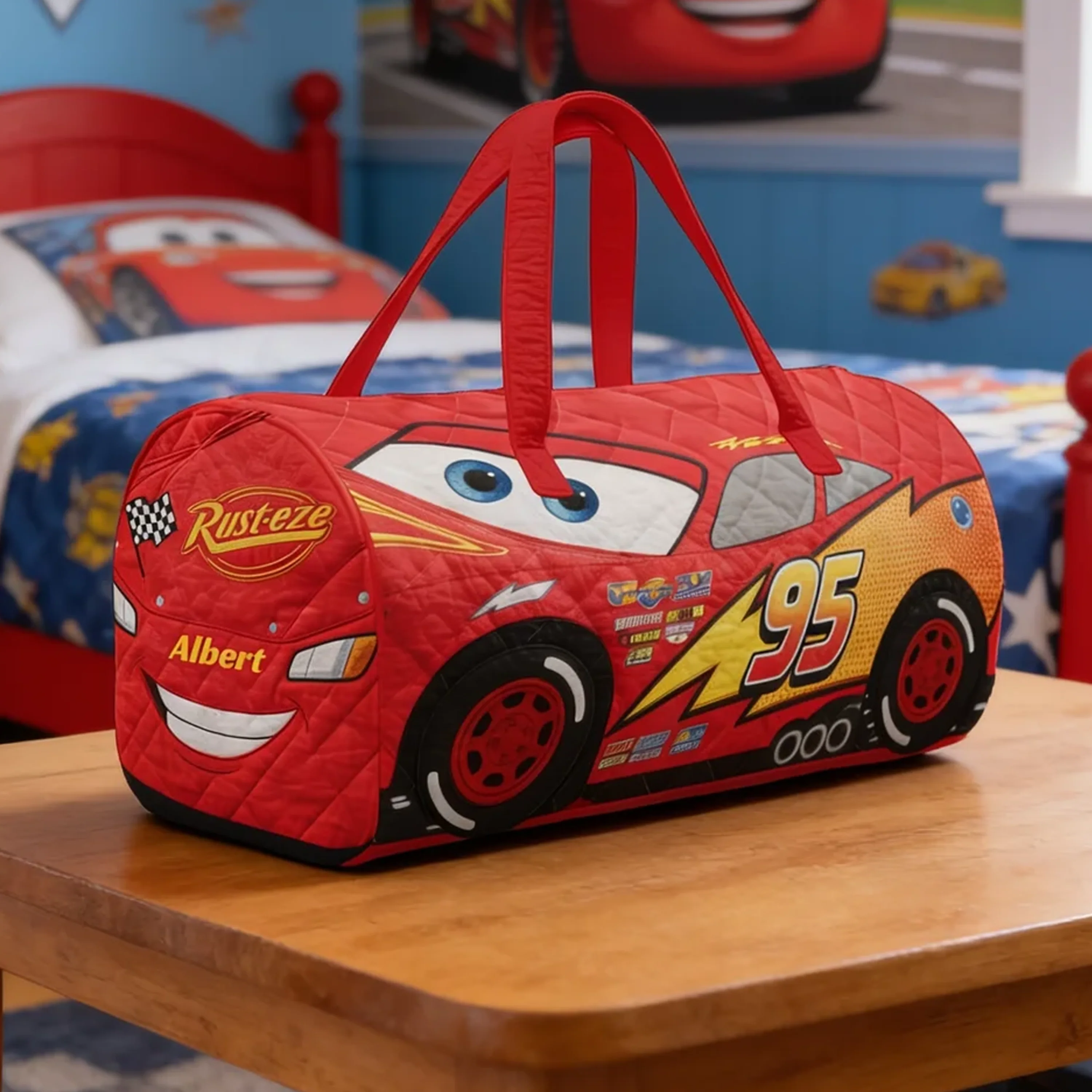 Racing Crew - Personalized Quilted Duffle Bag – Gifts For Car Lovers - DSNY HH01