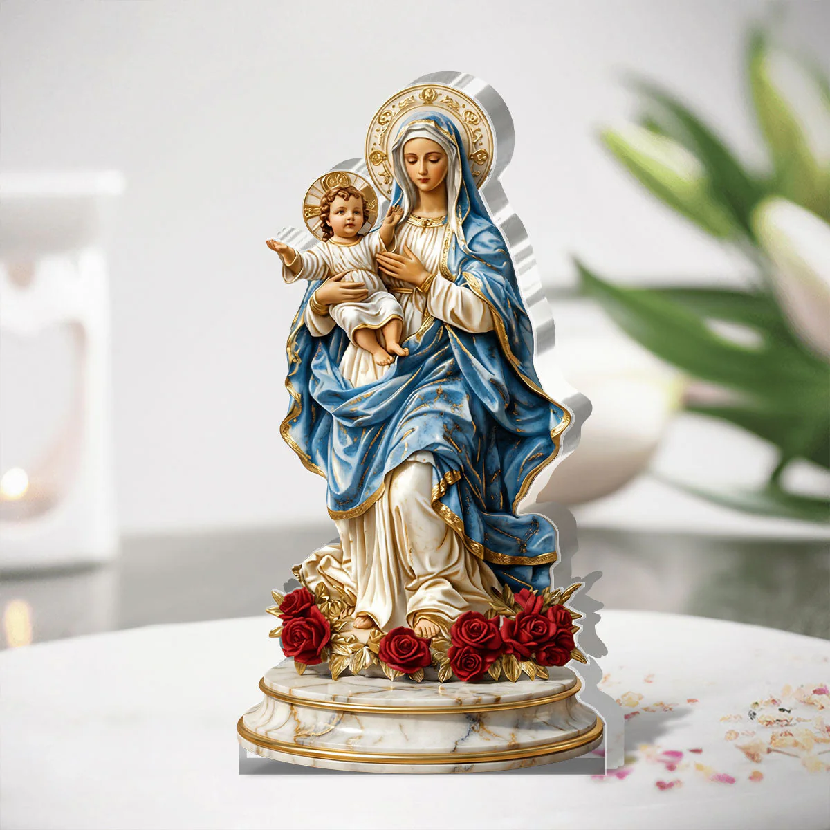 Radiance Of Mercy - Custom Shaped Acrylic Plaque - Christian Gift For Her BA01 - Image 2