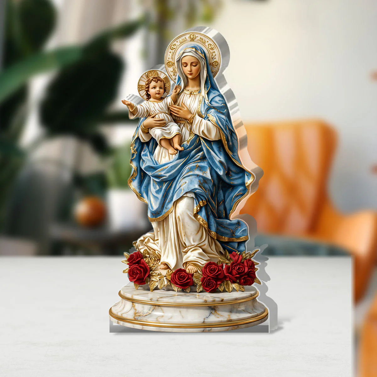 Radiance Of Mercy - Custom Shaped Acrylic Plaque - Christian Gift For Her BA01 - Image 4