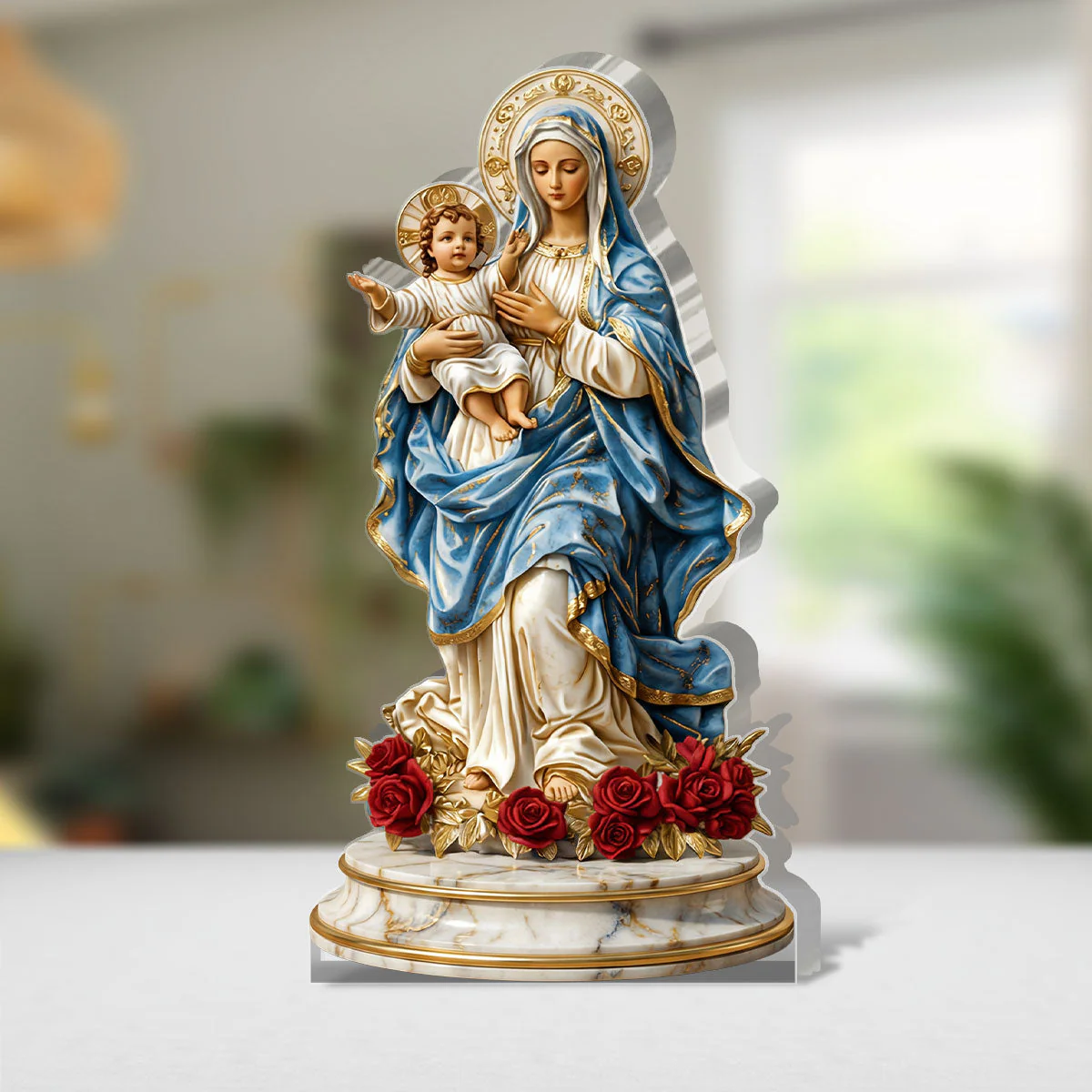 Radiance Of Mercy - Custom Shaped Acrylic Plaque - Christian Gift For Her BA01 - Image 5