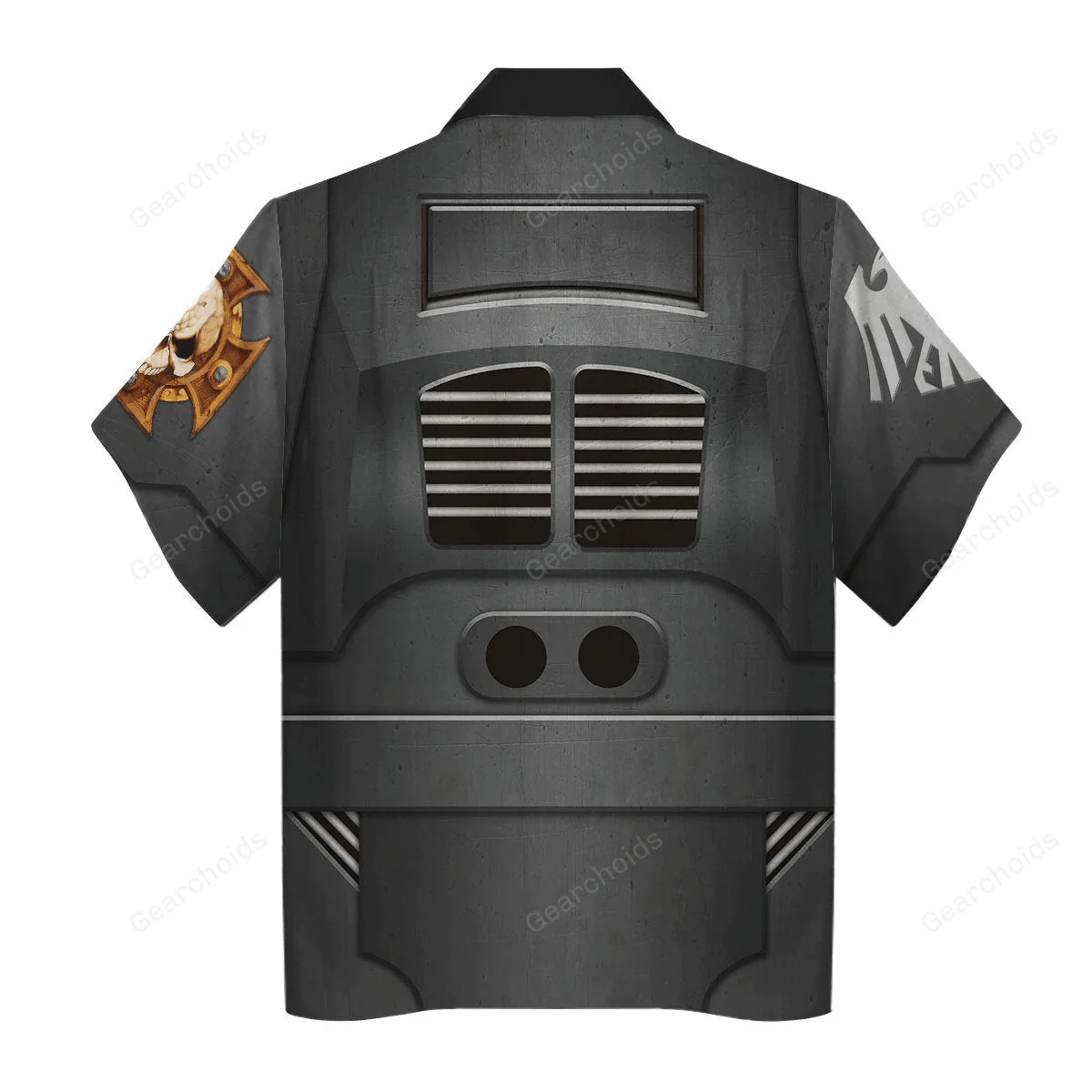 Raven Guard Indomitus Pattern Terminator Armor - Costume Cosplay Hawaiian Shirt CSWRH127 - Image 2