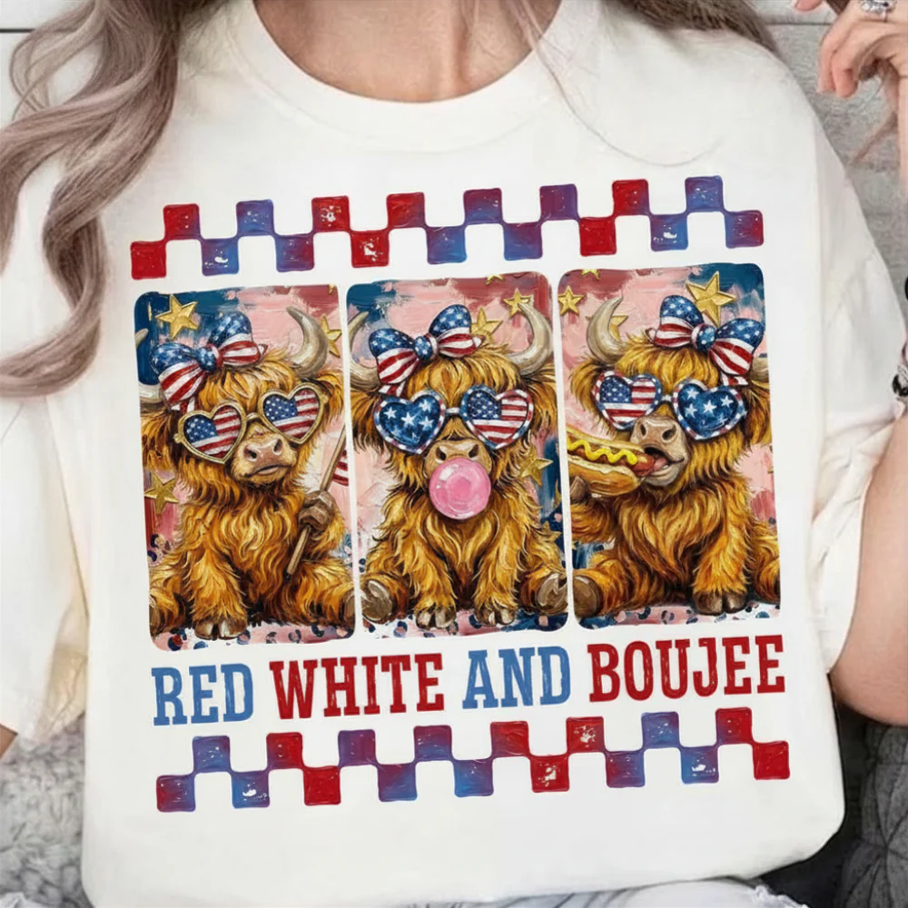 Red White And Boujee - Personalized Shirt - Gift For Patriotic