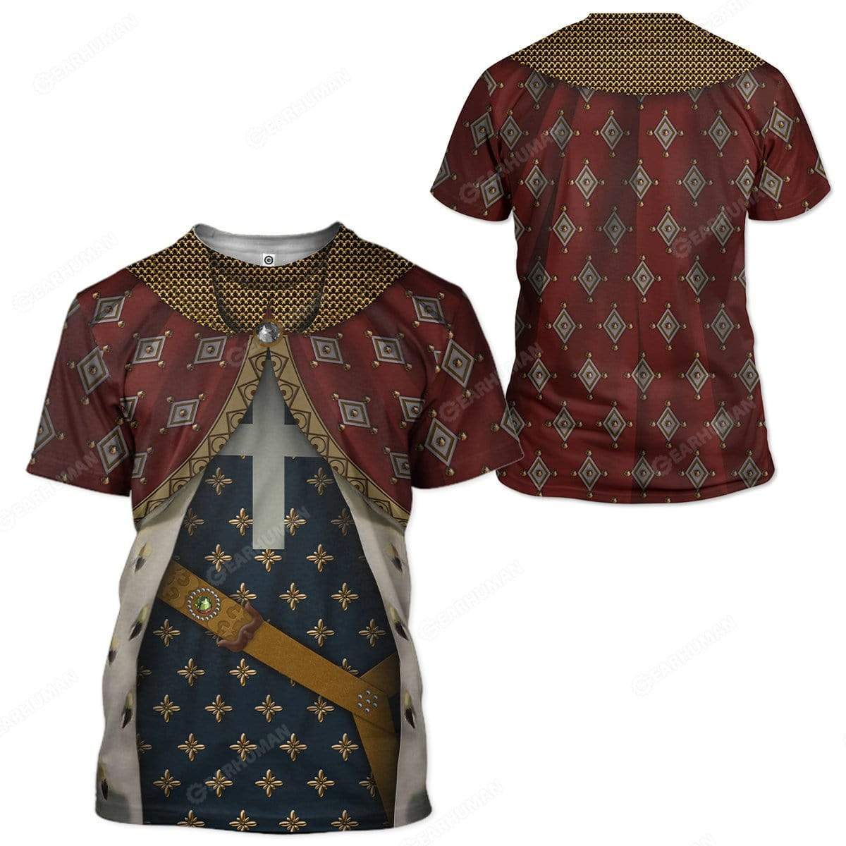 Richard I Of England T-Shirts For Men - Image 2
