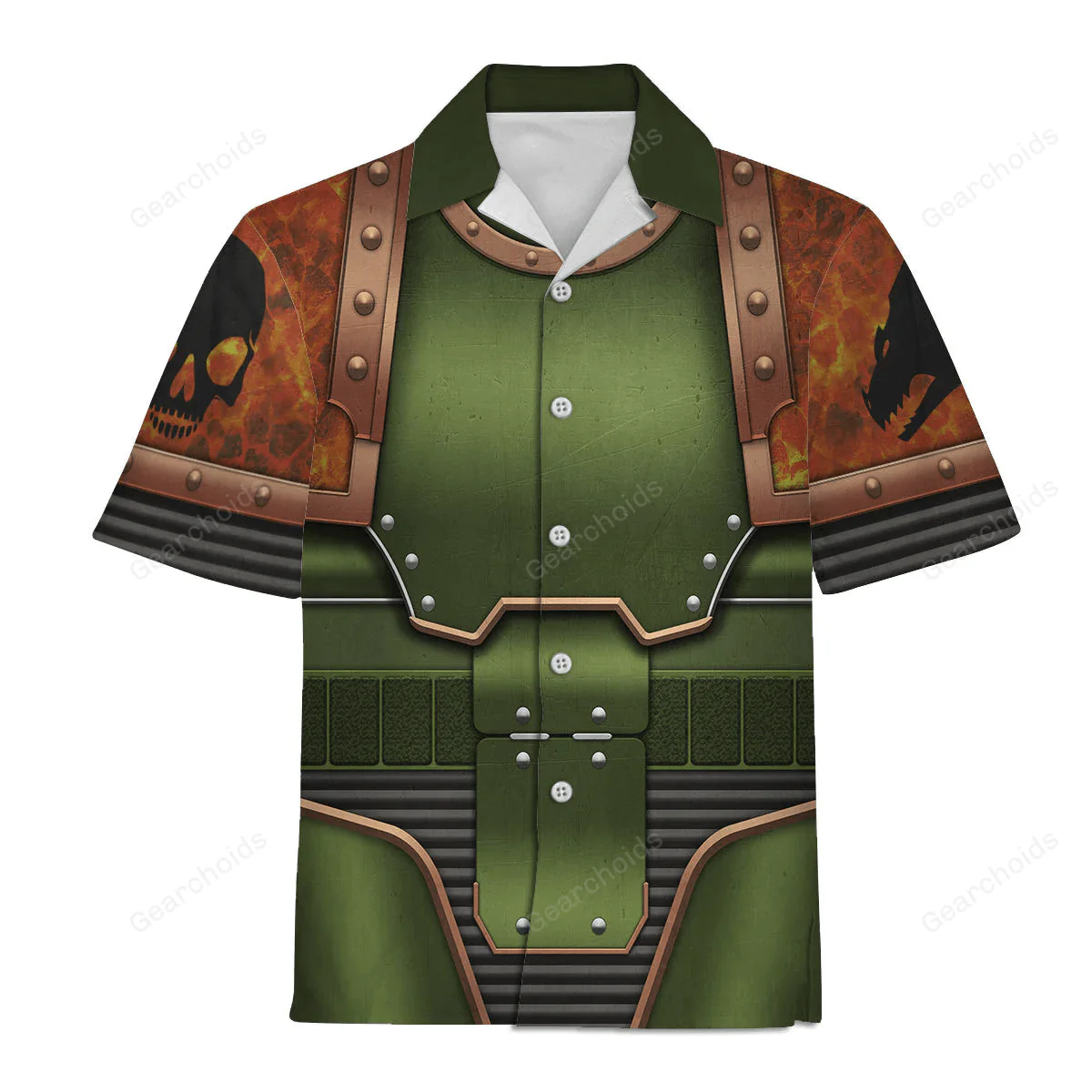 Salamanders In Mark III Power Armor - Costume Cosplay Hawaiian Shirt CSWRH171