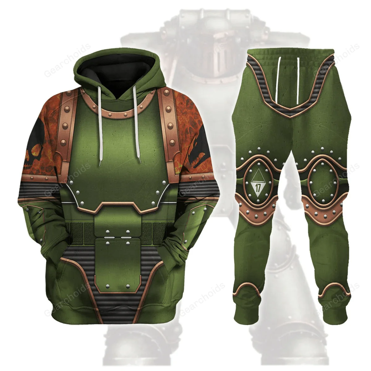 Salamanders In Mark III Power Armor - Costume Cosplay Hoodie Sweatshirt Sweatpants CSWRH171