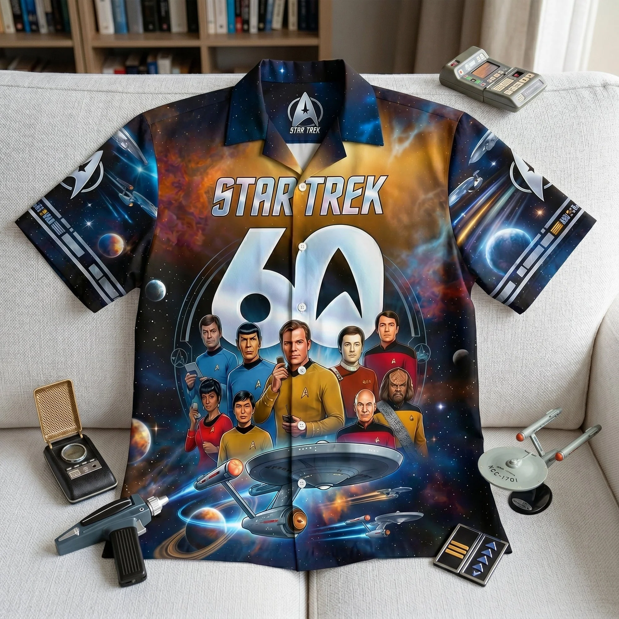 SaTr Celebrate 60th Anniversary - Personalized Hawaiian Shirt - Anniversary Gift For Movie Fans - Image 2