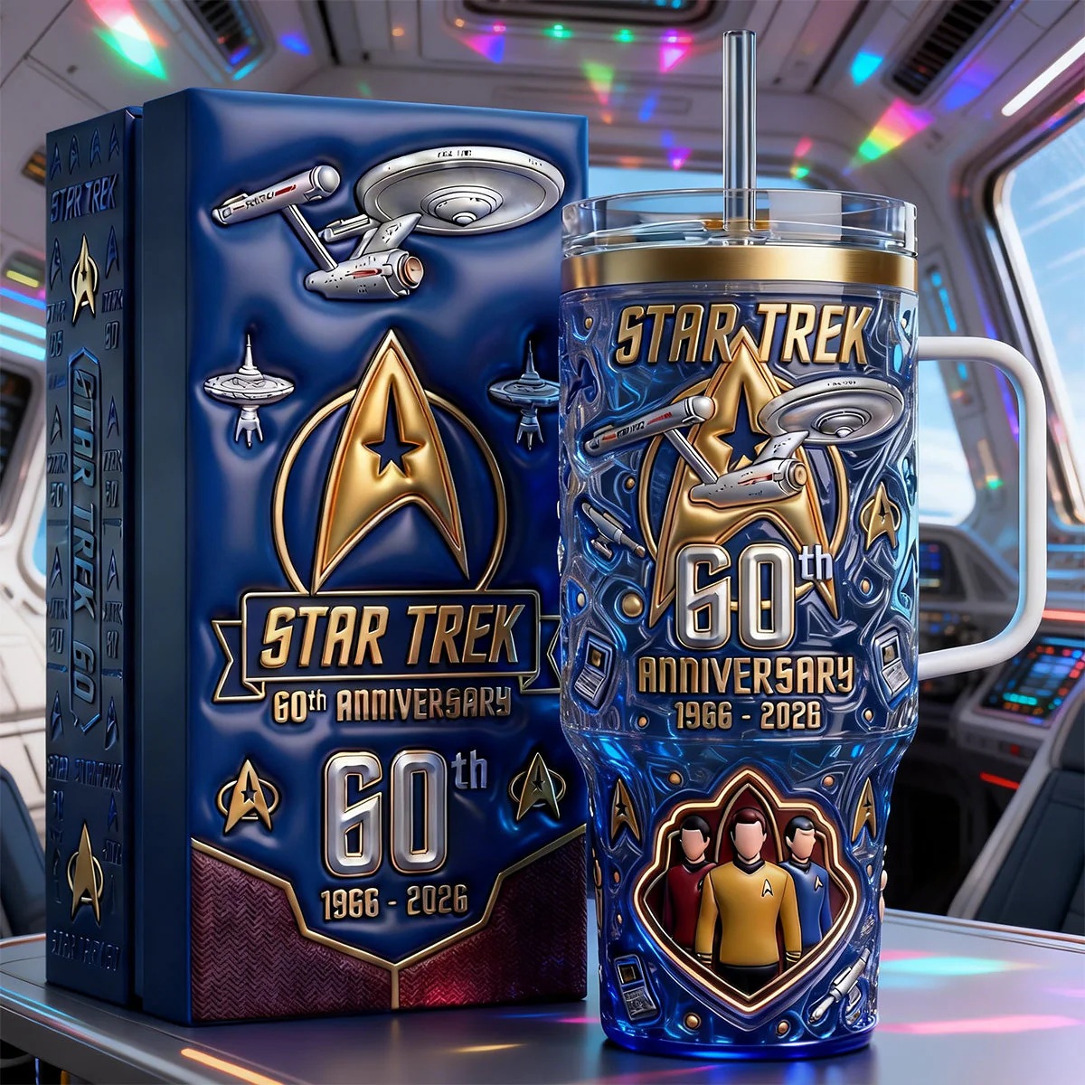 SaTr Celebrate 60th Anniversary - Personalized Tumbler - Anniversary Gift For Movie Fans - Image 2